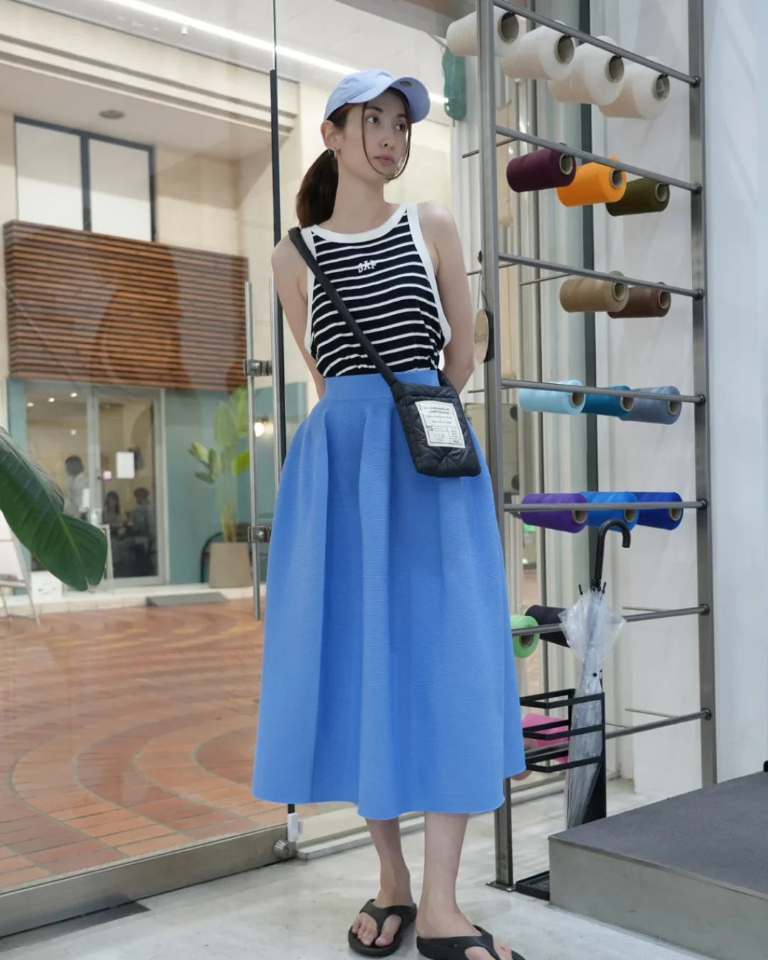 夏のレジャーコーデ
