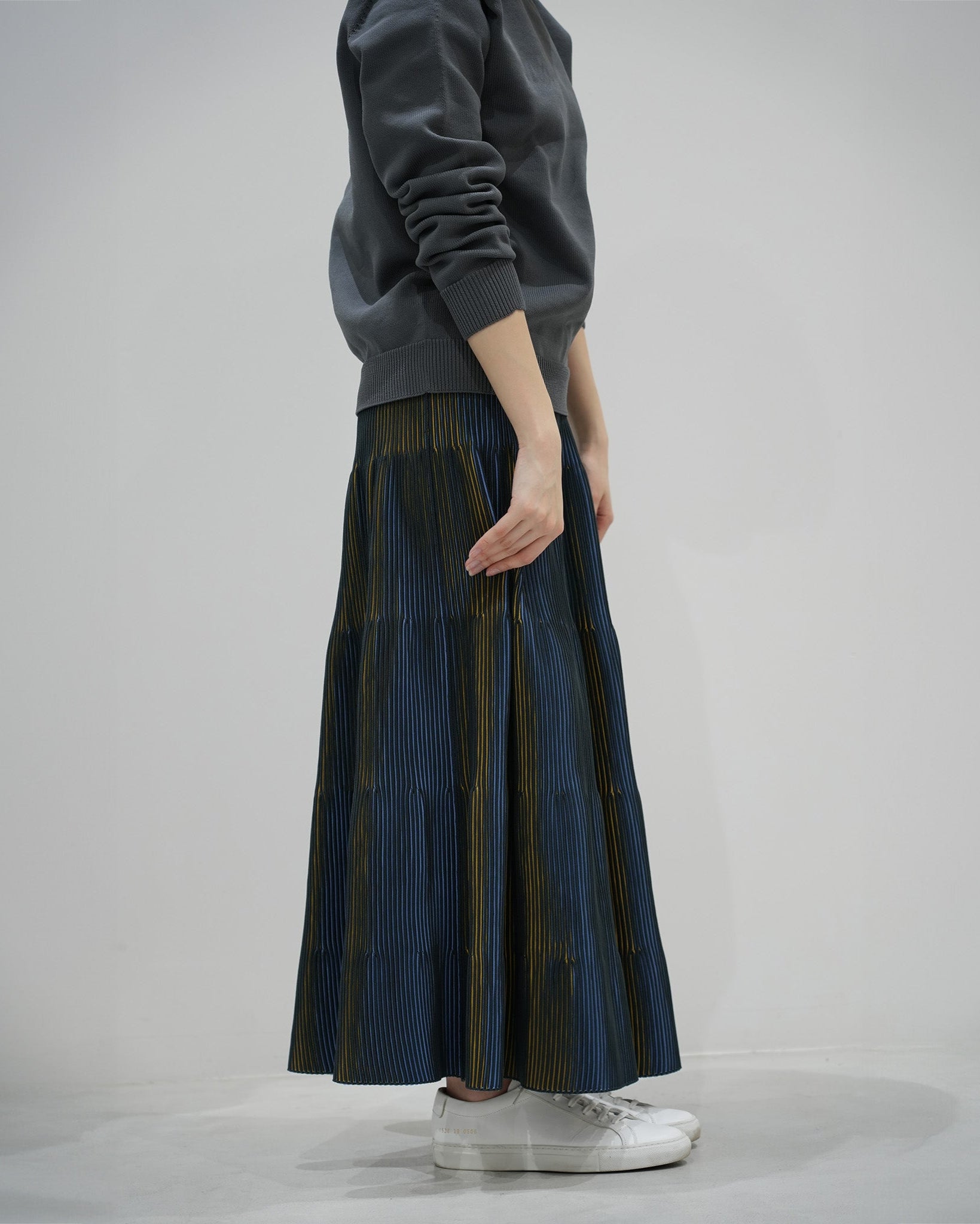 3D Pleats Skirt-Flare-【Order】