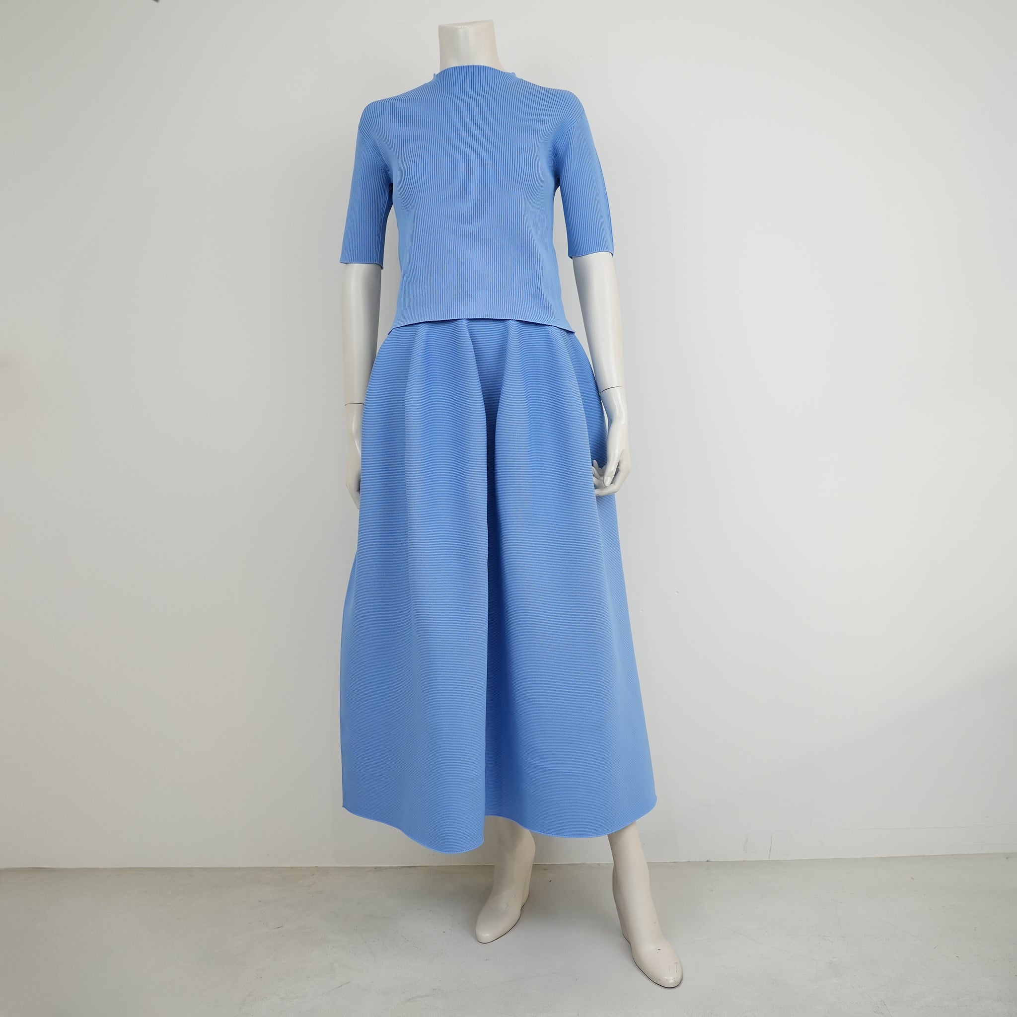 3D Pleats Skirt -Tiered-【Stock】