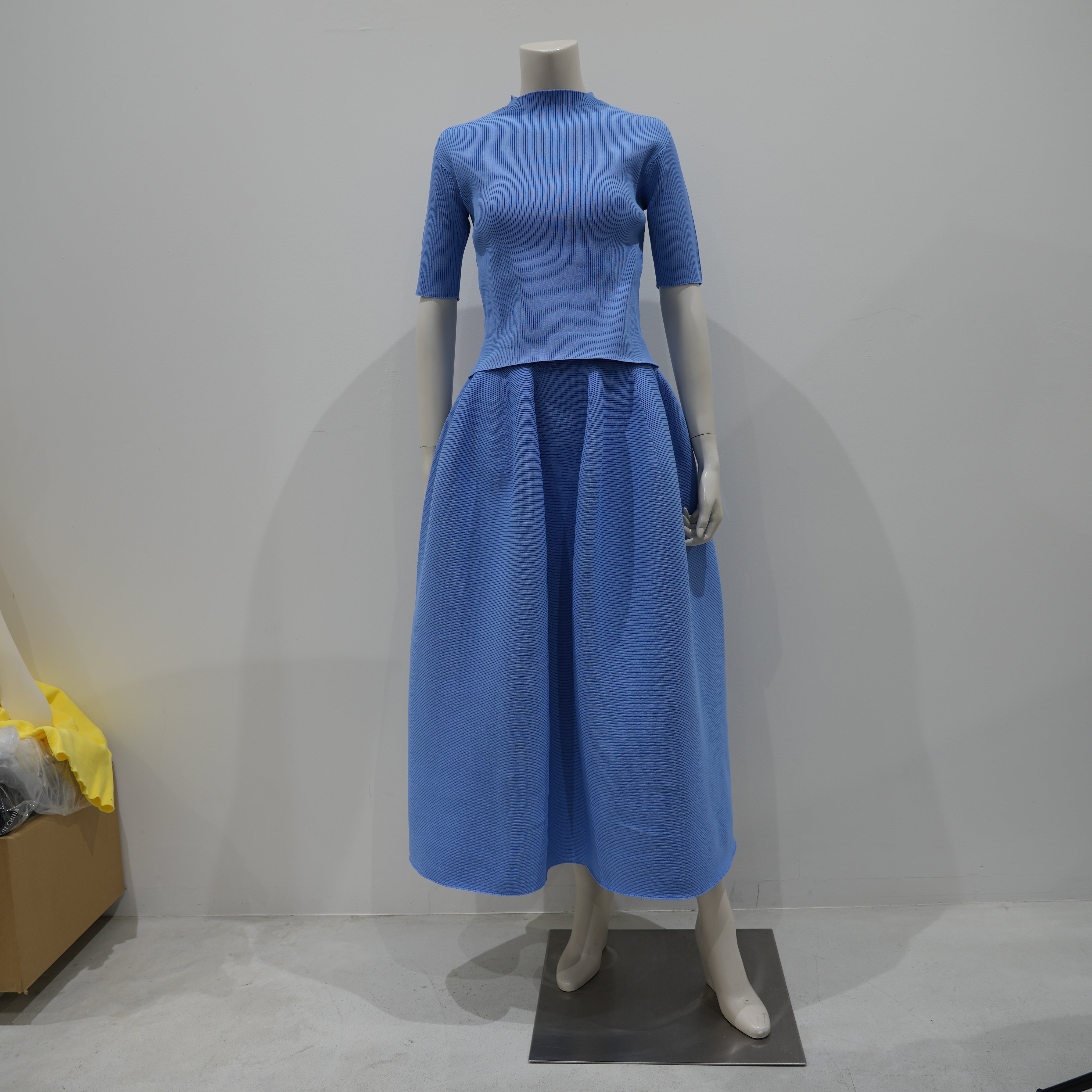 3D Pleats Skirt -Tiered-【Stock】