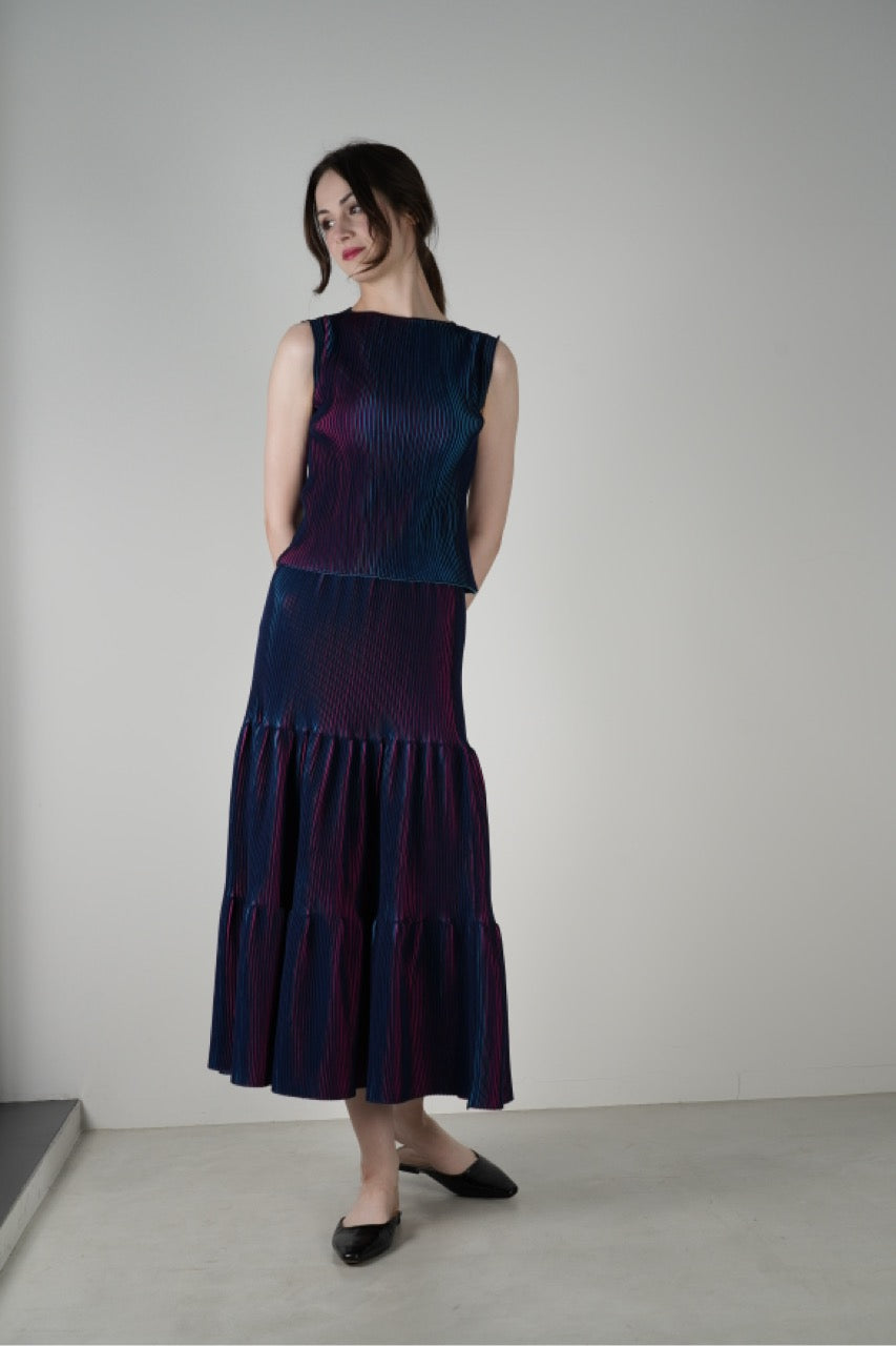 3D Pleats Skirt-Tiered-【Order】