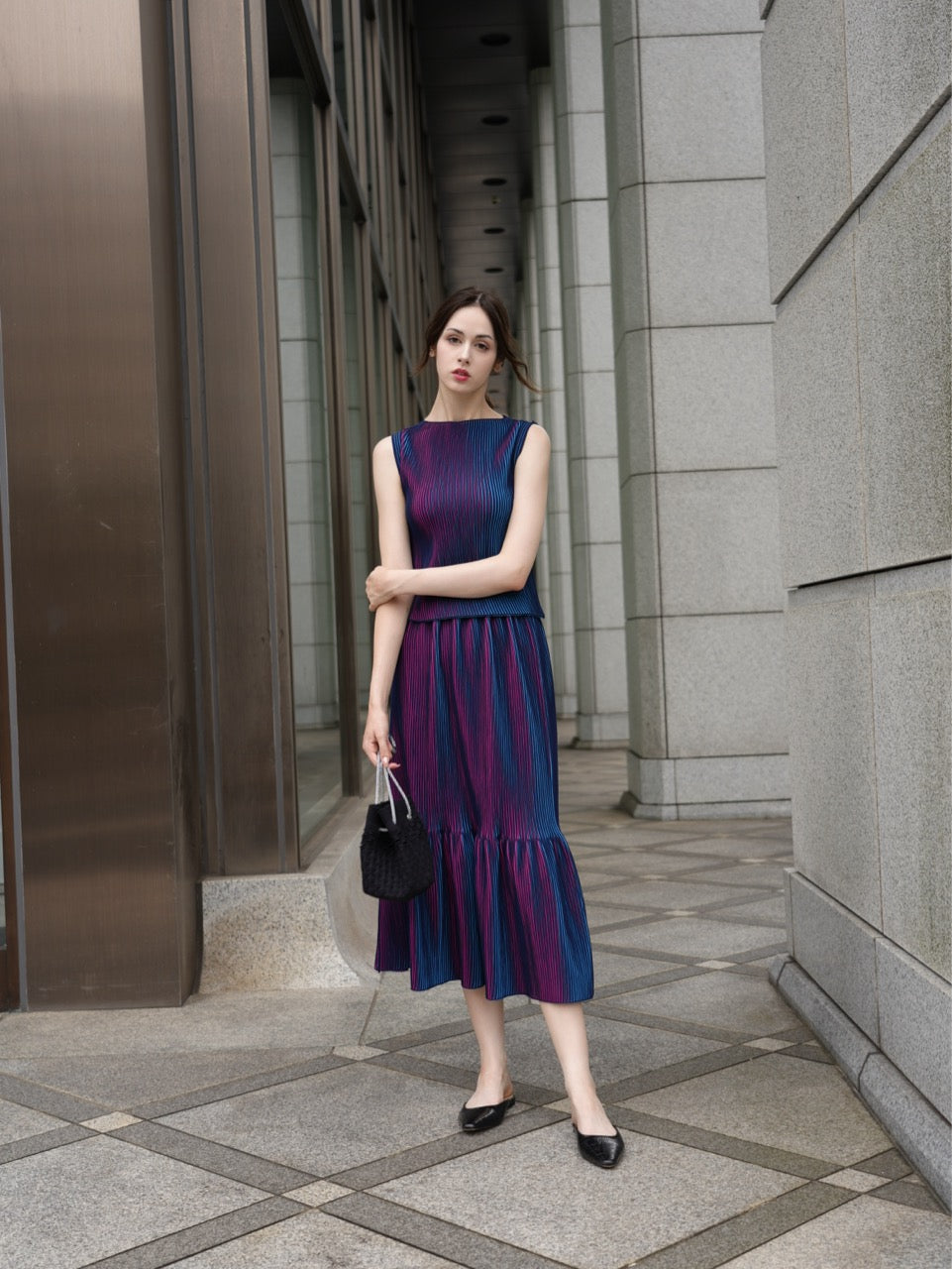 3D Pleats Skirt-Meamaid-【Order】