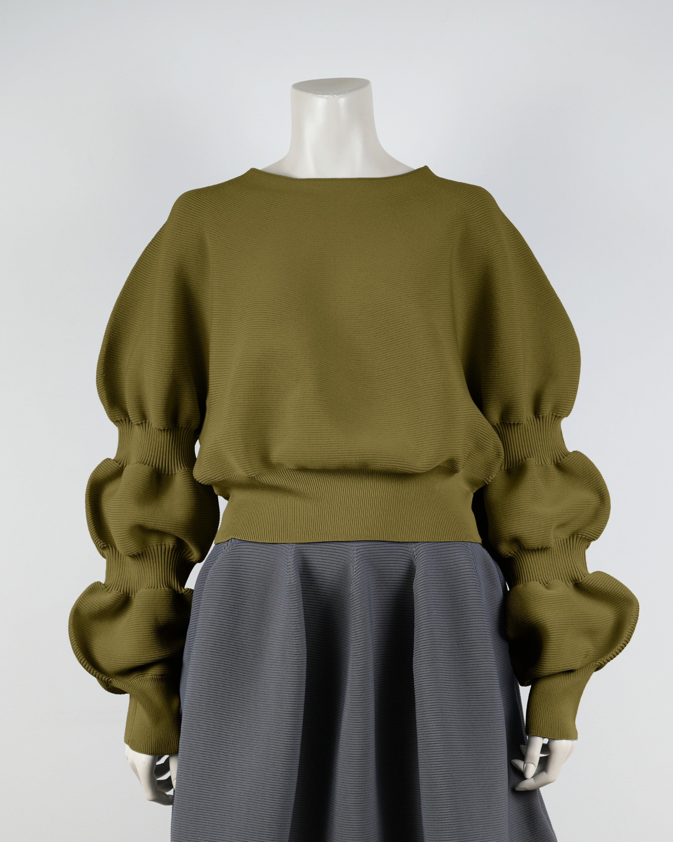 デザインスリーブプルオーバー