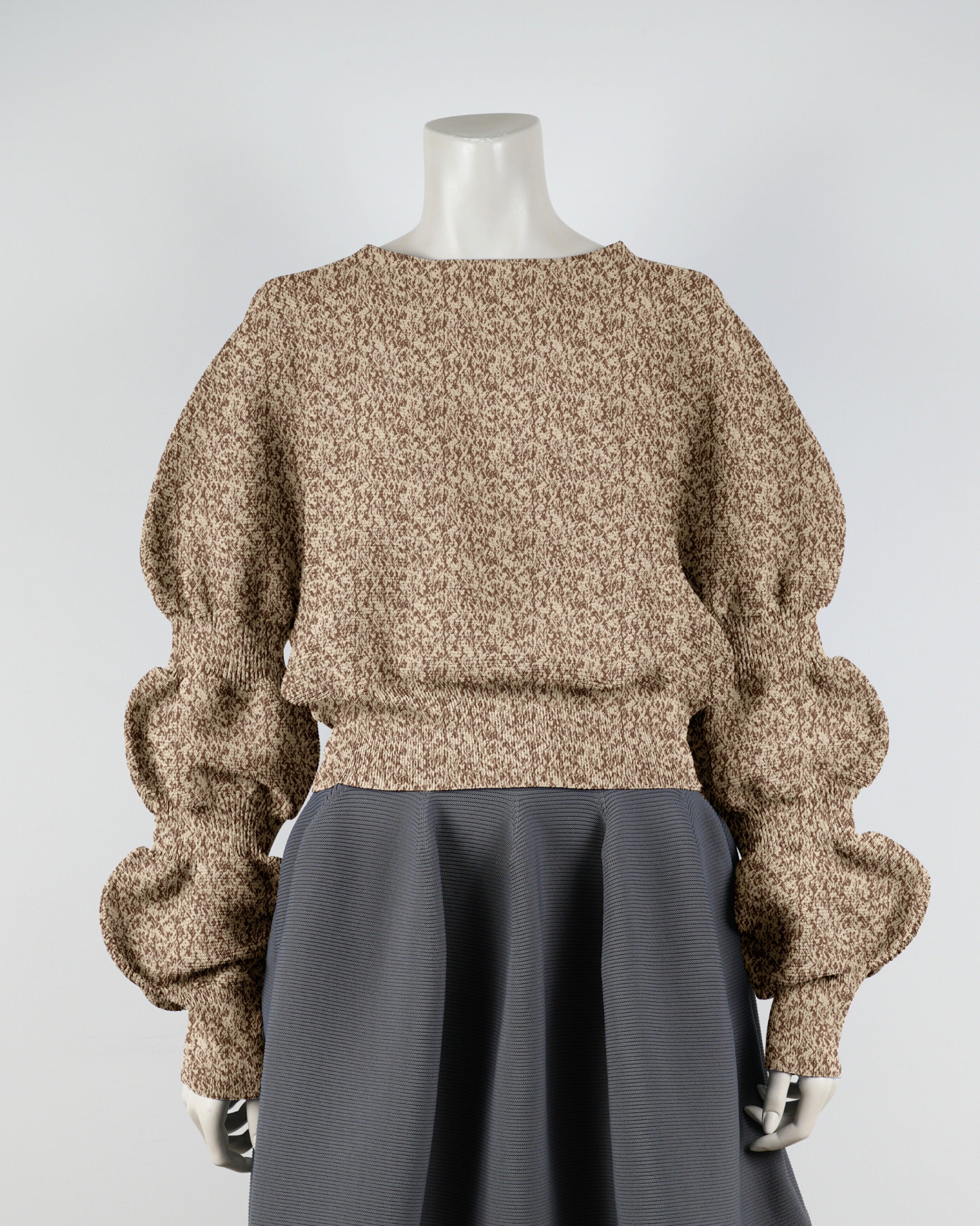 デザインスリーブプルオーバー