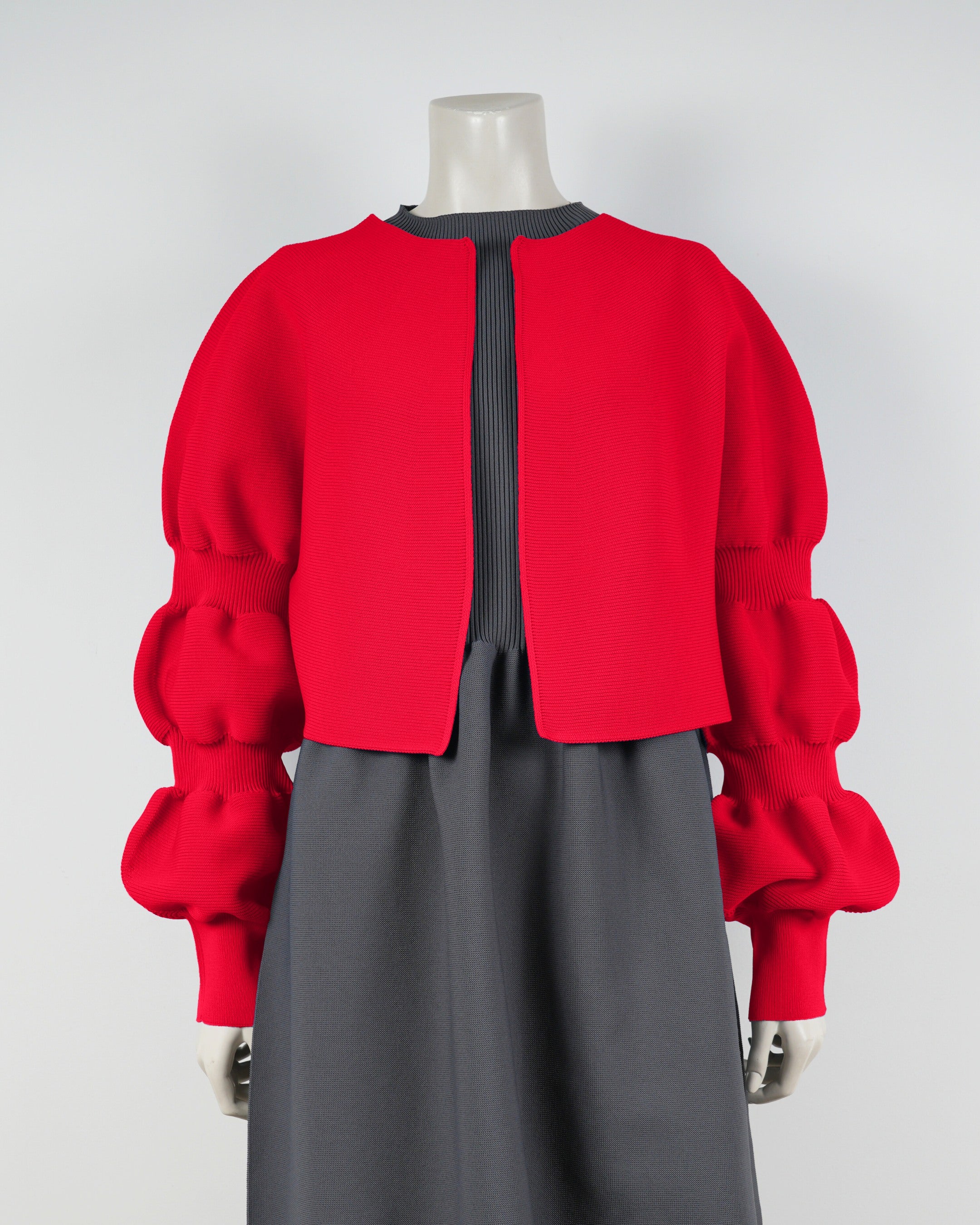 【NEW】デザインスリーブカーディガン