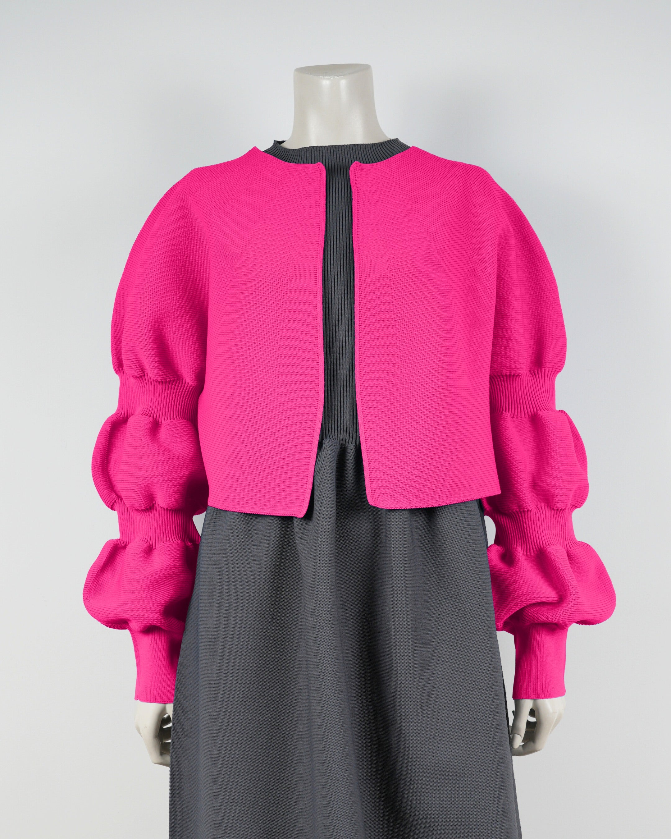 【NEW】デザインスリーブカーディガン