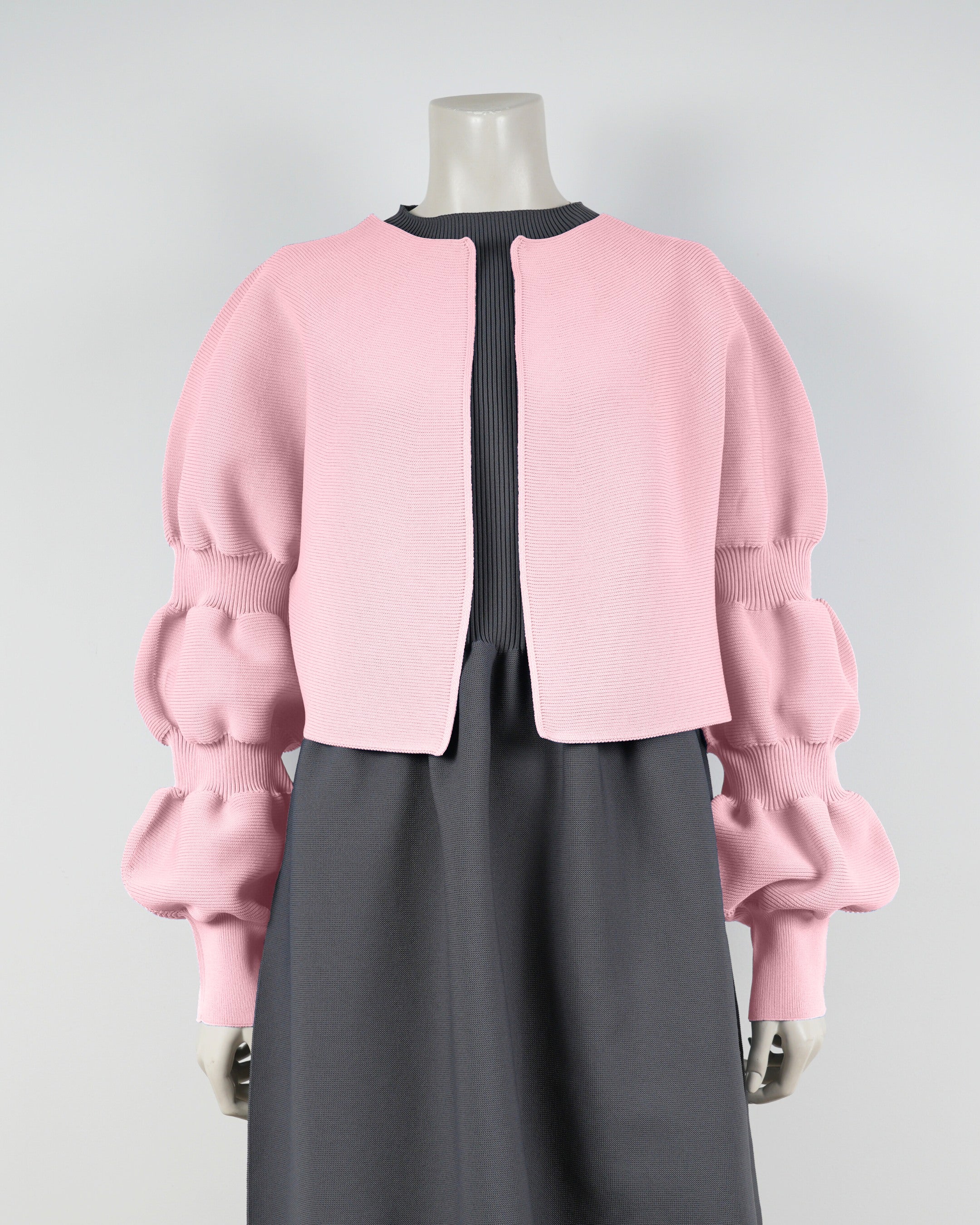 【NEW】デザインスリーブカーディガン