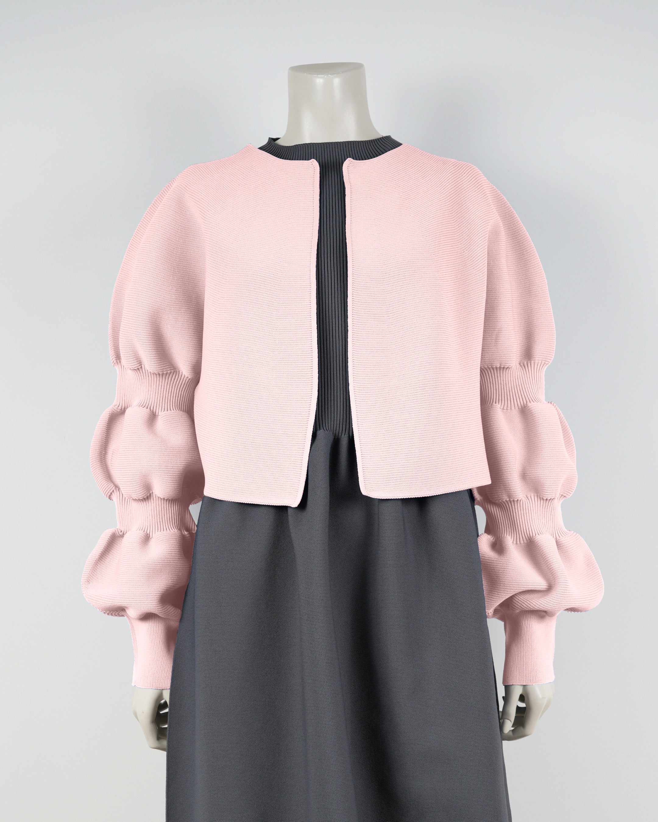 【NEW】デザインスリーブカーディガン