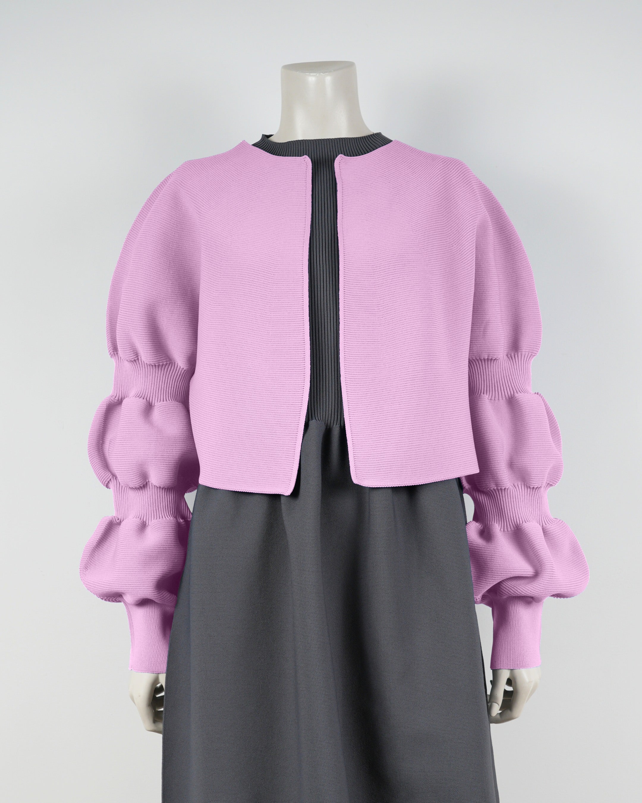 【NEW】デザインスリーブカーディガン