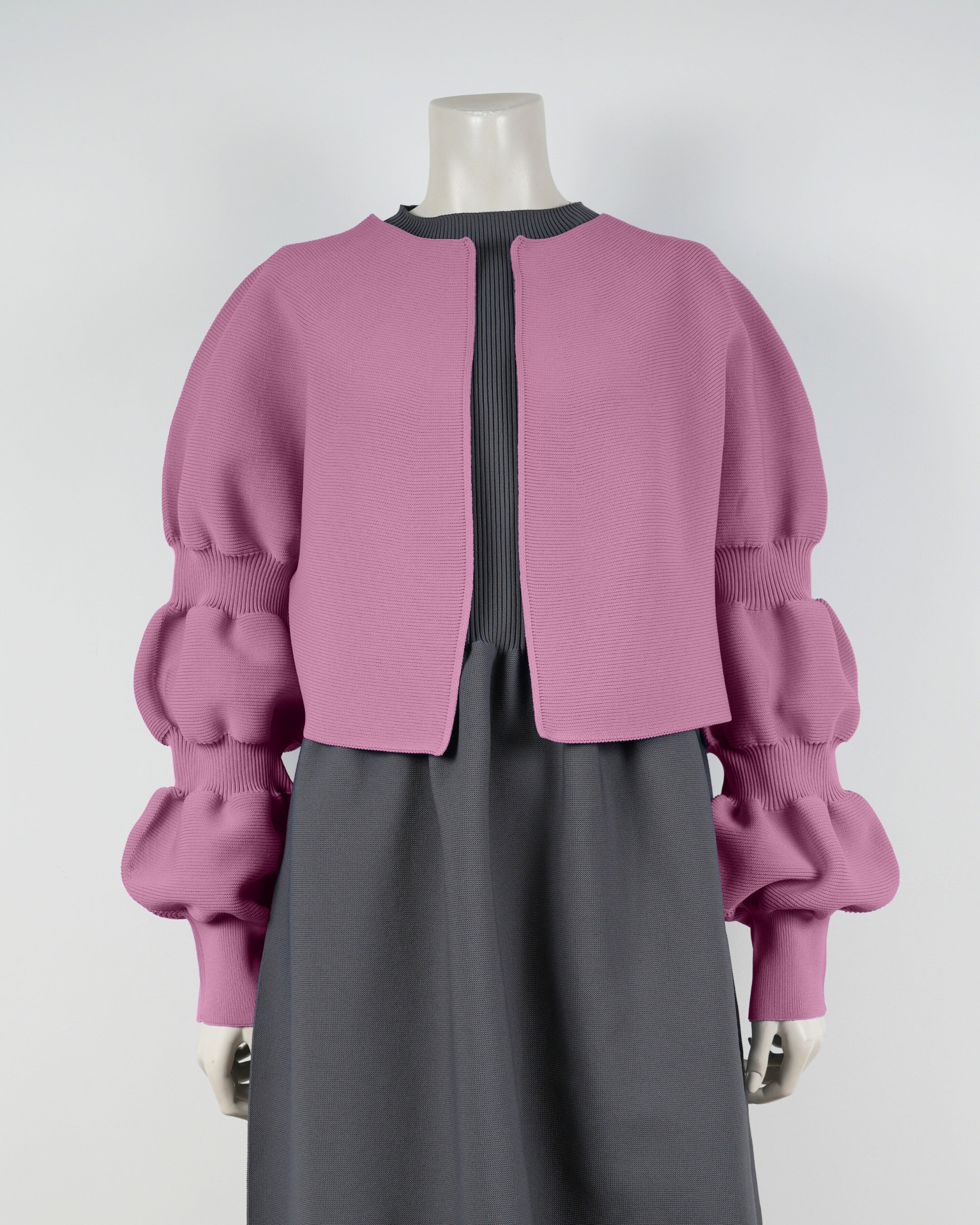 【NEW】デザインスリーブカーディガン