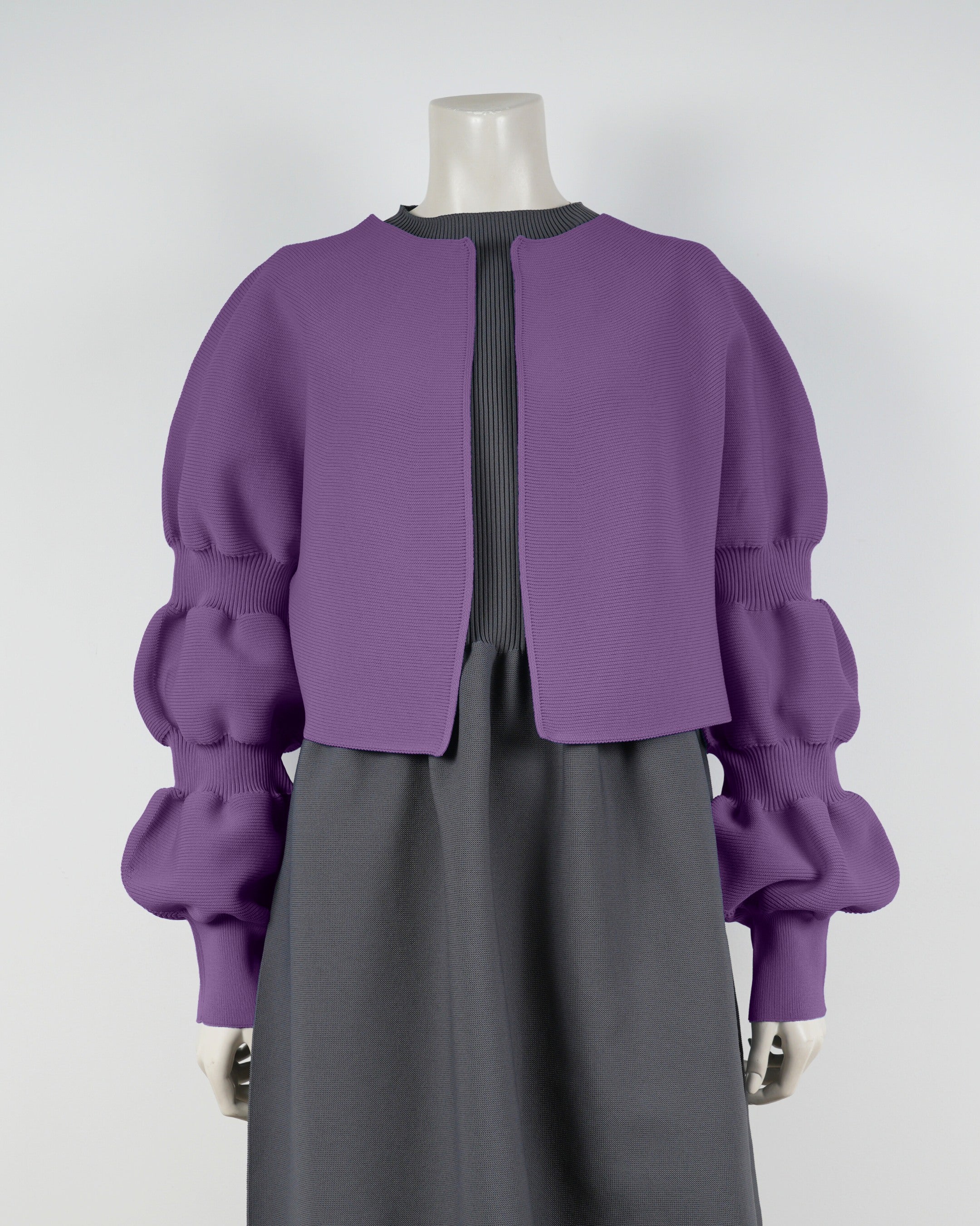 【NEW】デザインスリーブカーディガン