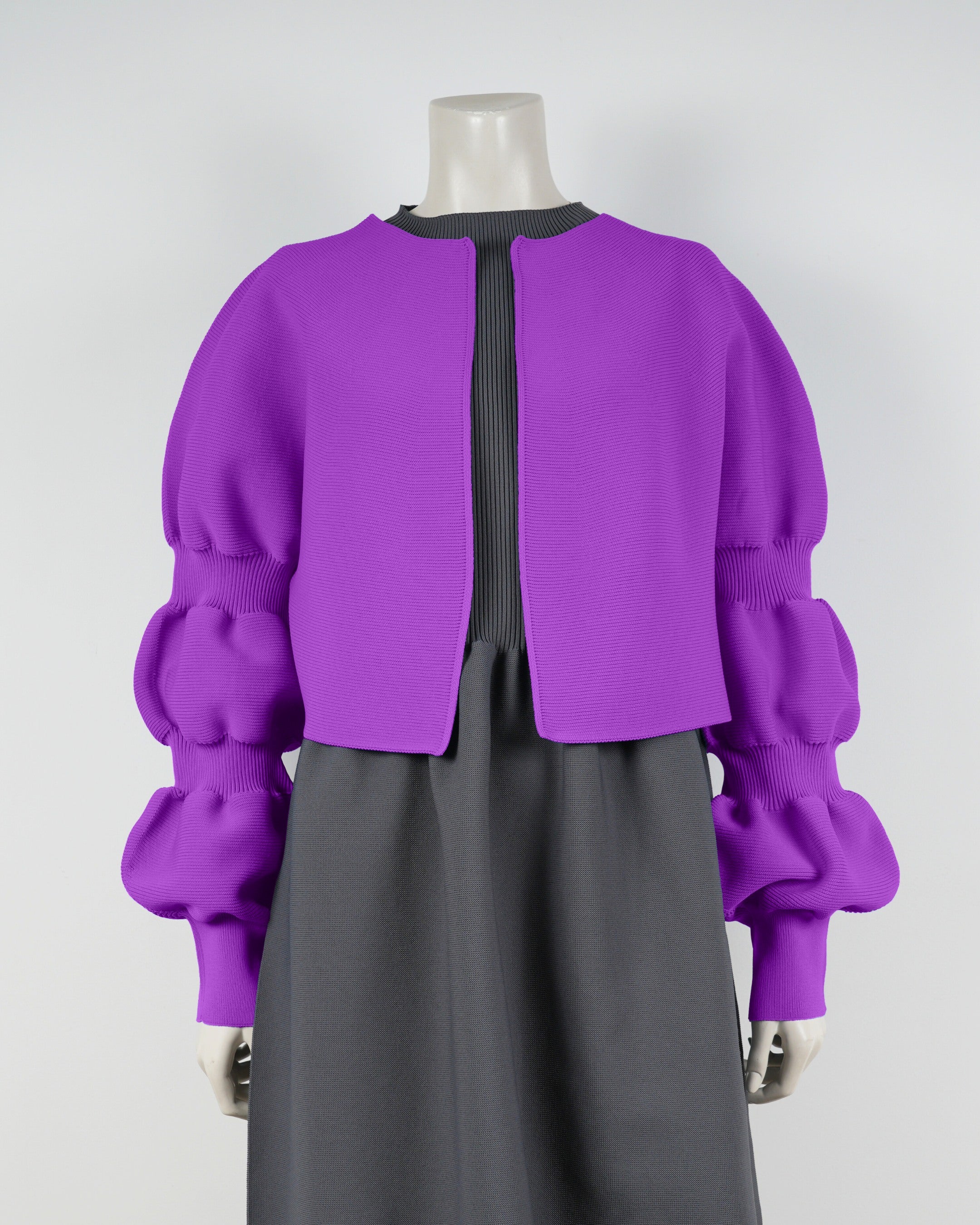 【NEW】デザインスリーブカーディガン