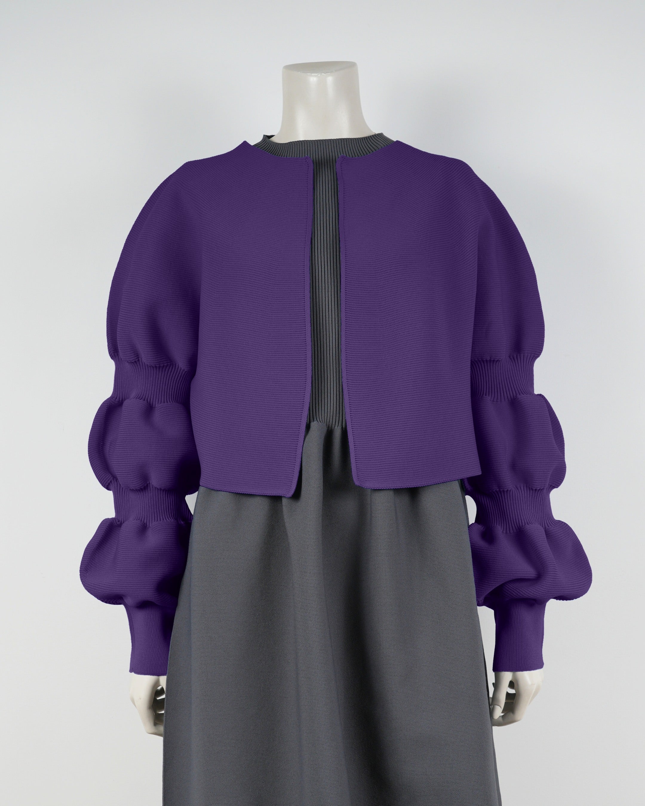 【NEW】デザインスリーブカーディガン