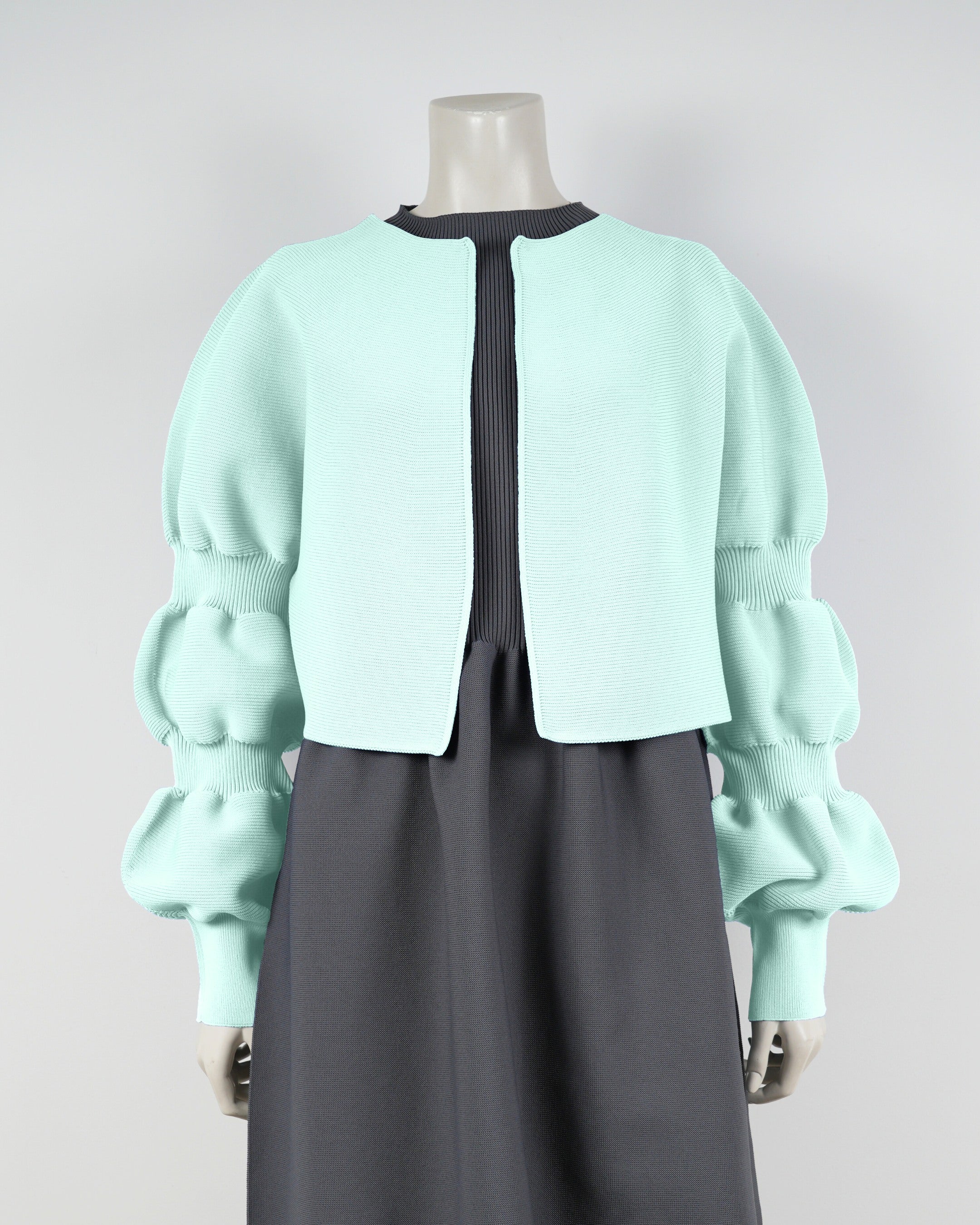 【NEW】デザインスリーブカーディガン