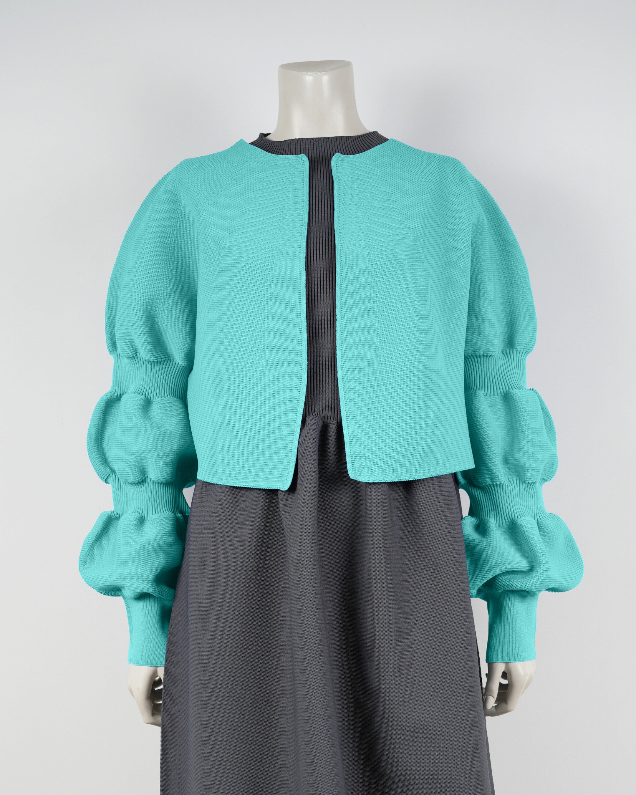 【NEW】デザインスリーブカーディガン