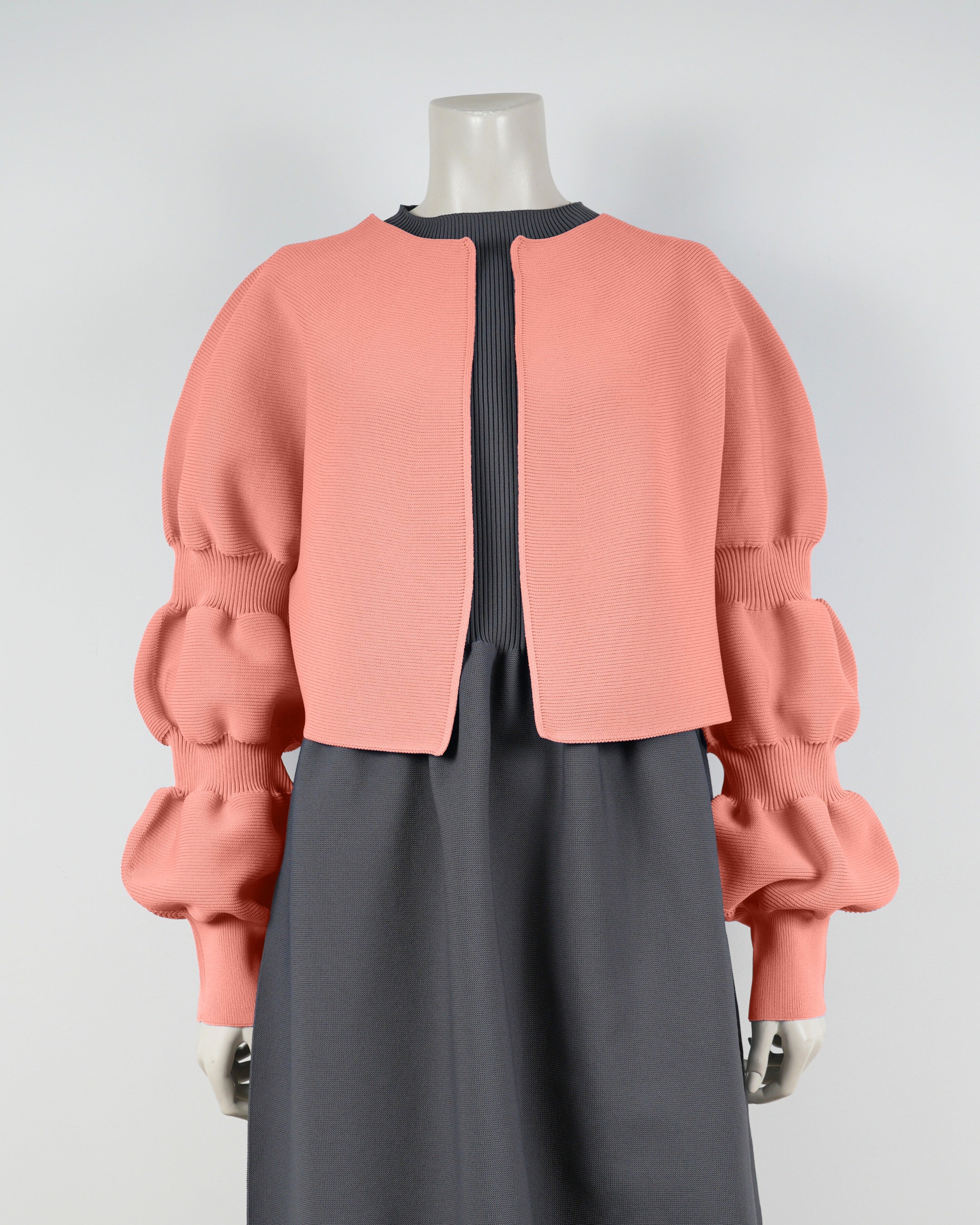 【NEW】デザインスリーブカーディガン