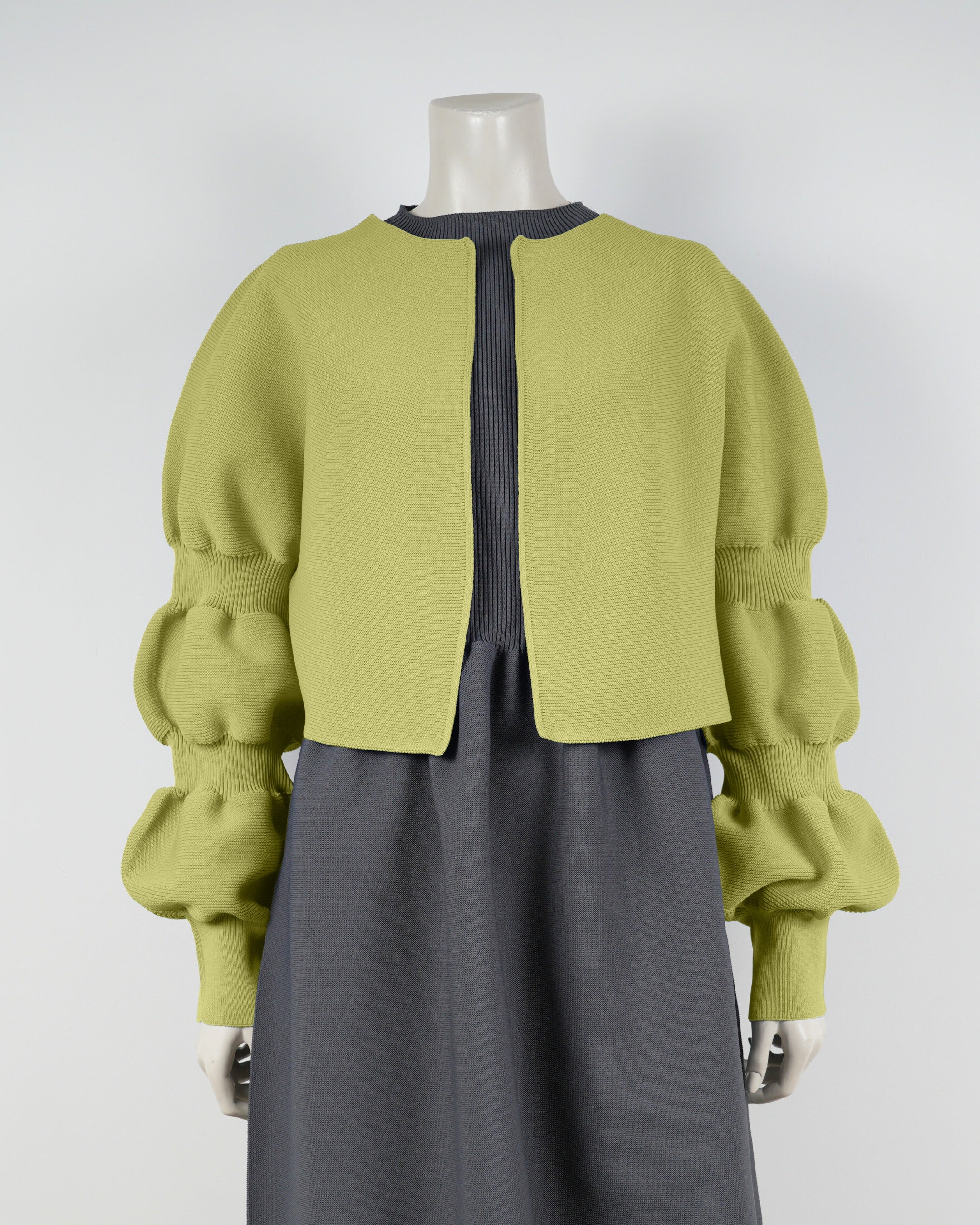 【NEW】デザインスリーブカーディガン