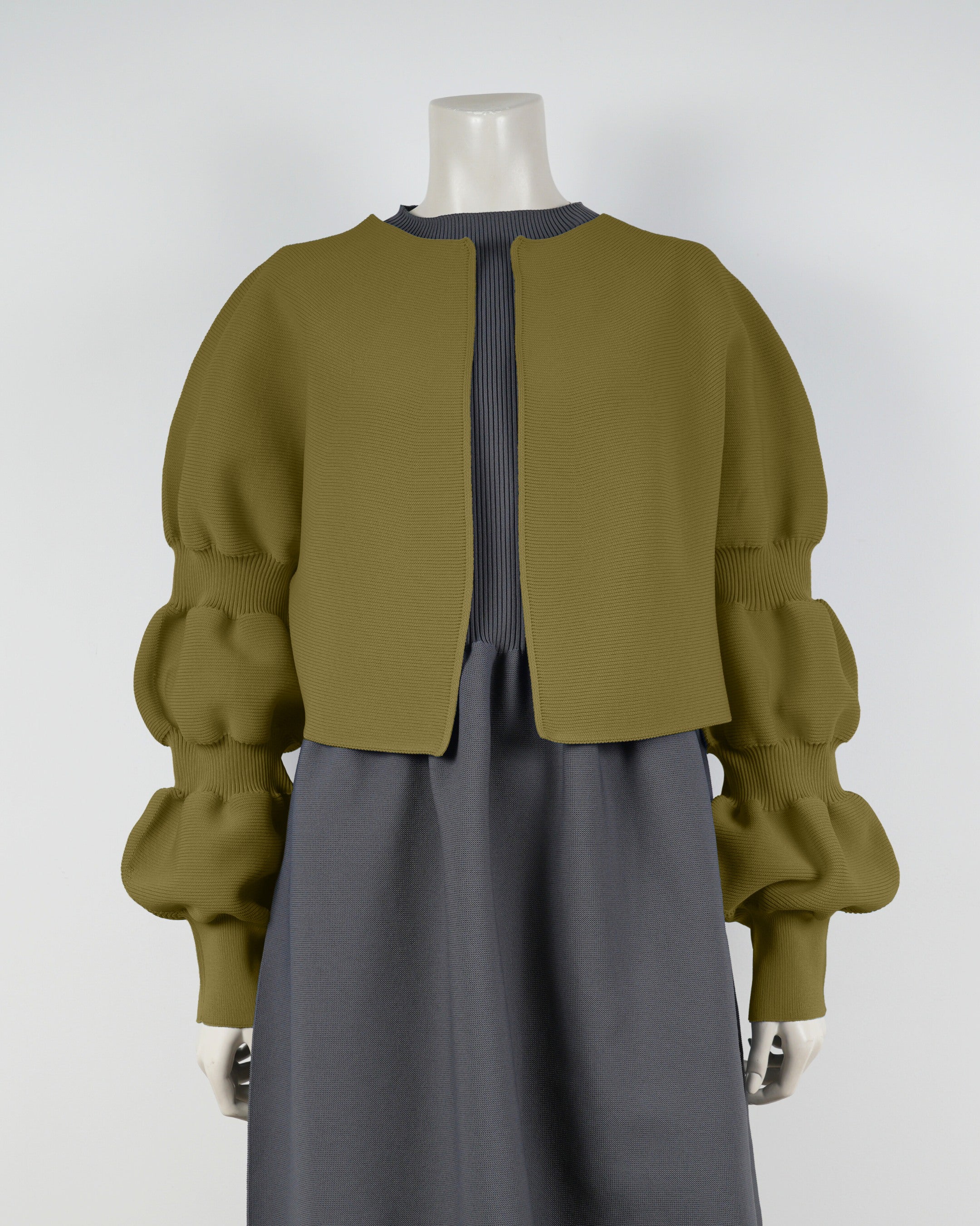 【NEW】デザインスリーブカーディガン