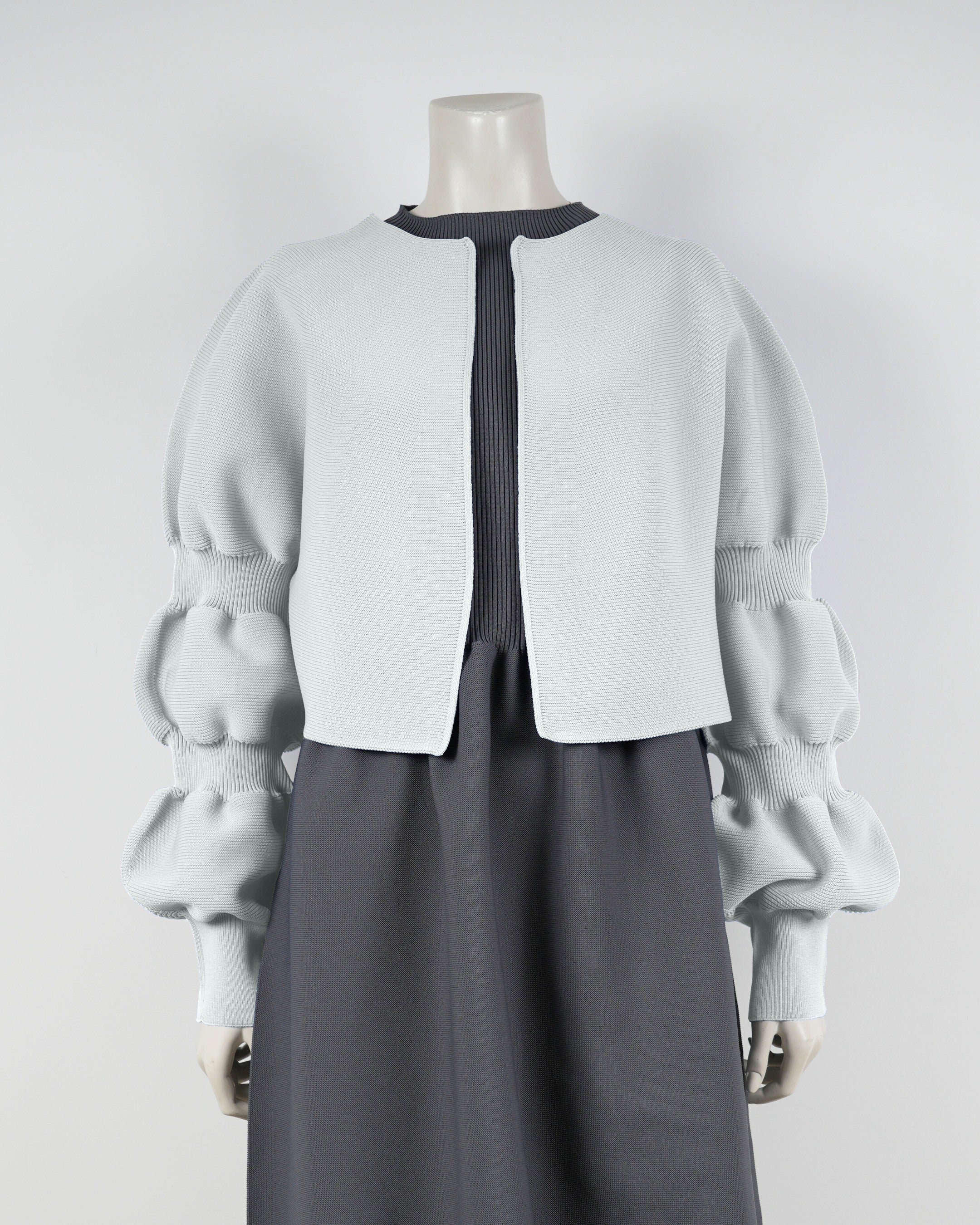 【NEW】デザインスリーブカーディガン