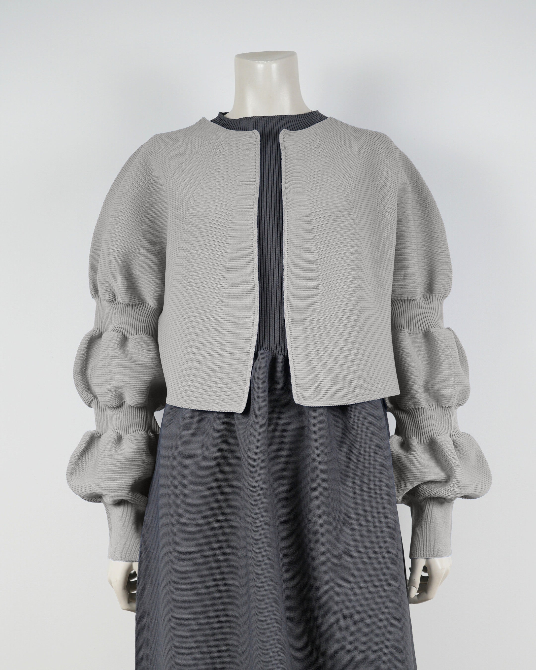 【NEW】デザインスリーブカーディガン