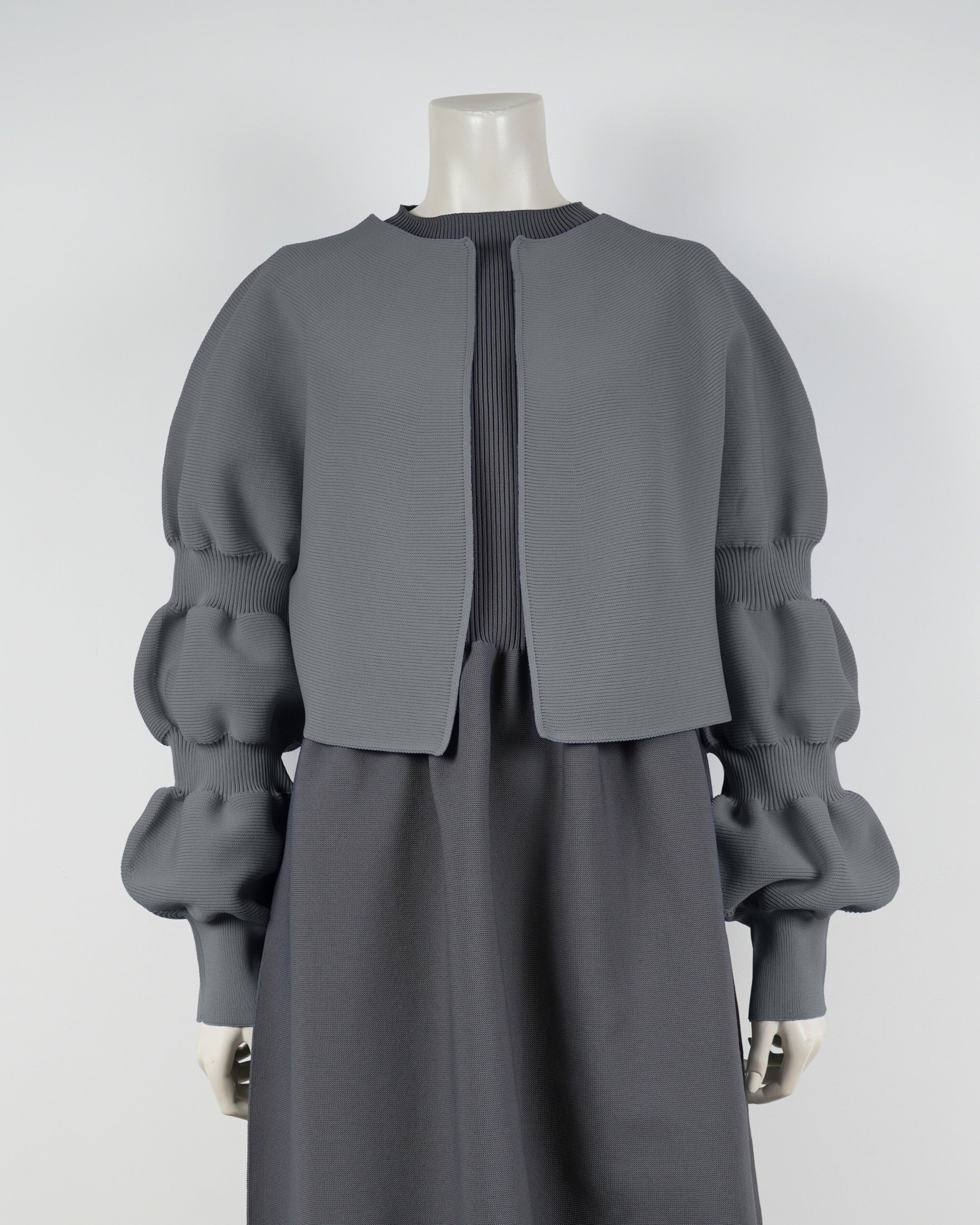 【NEW】デザインスリーブカーディガン