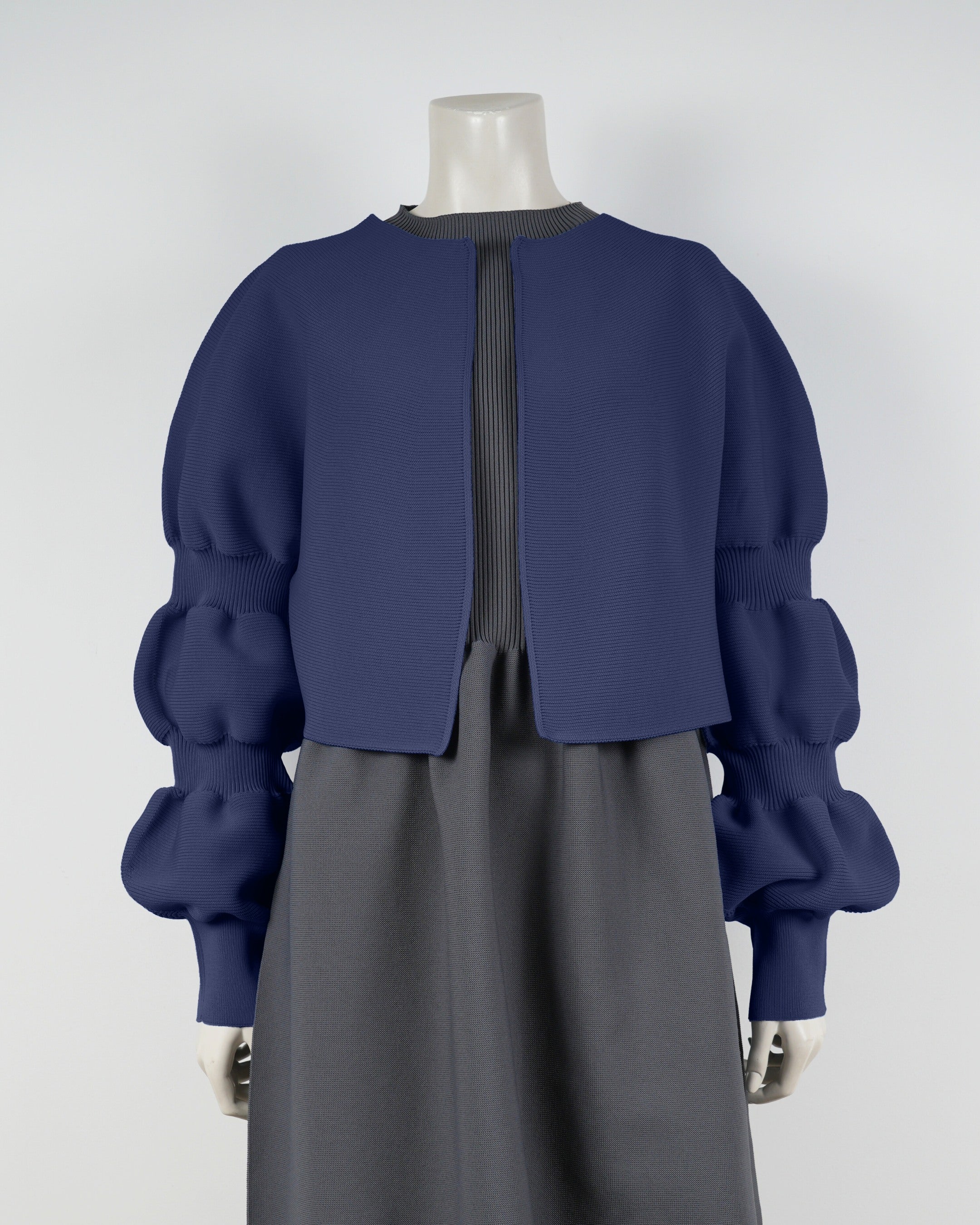 【NEW】デザインスリーブカーディガン