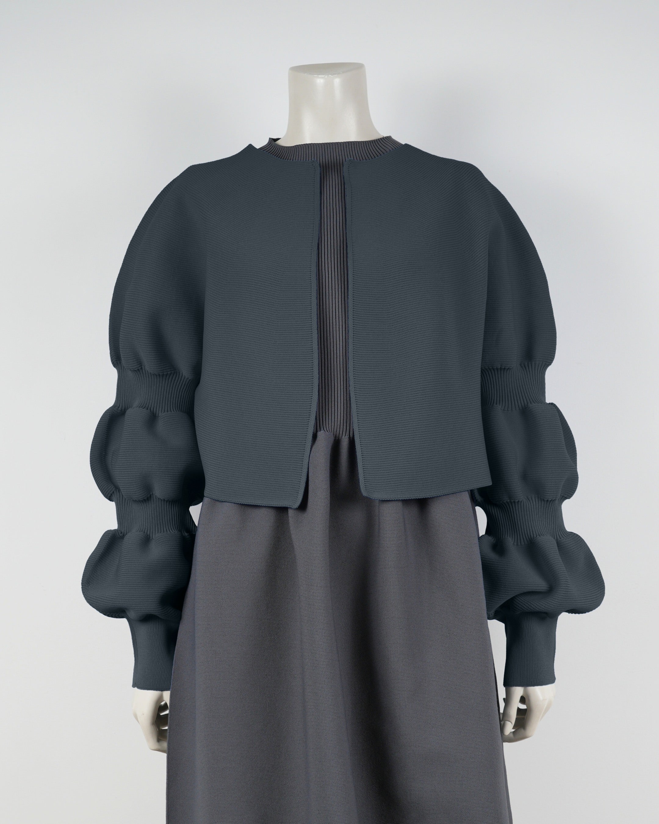 【NEW】デザインスリーブカーディガン