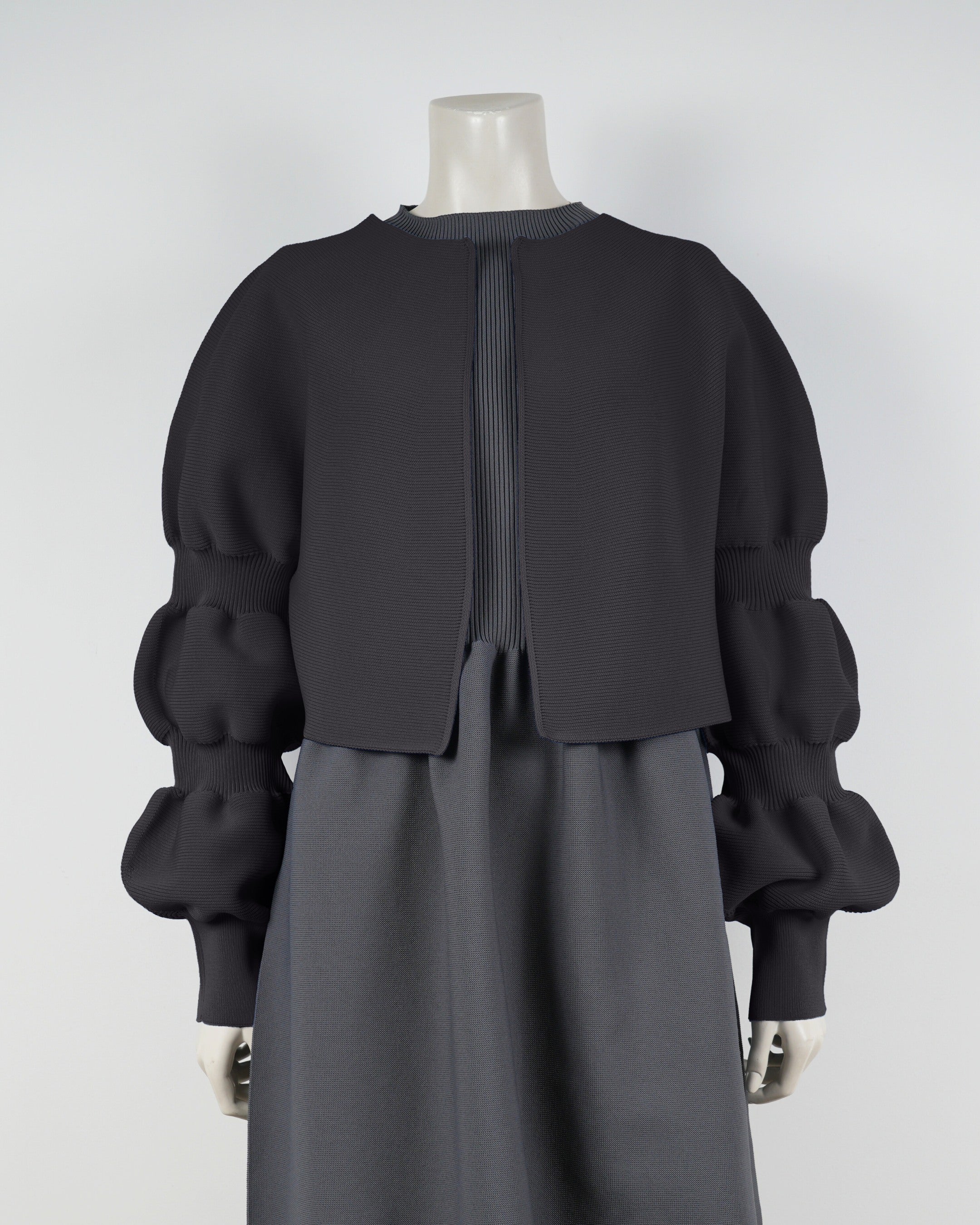 【NEW】デザインスリーブカーディガン