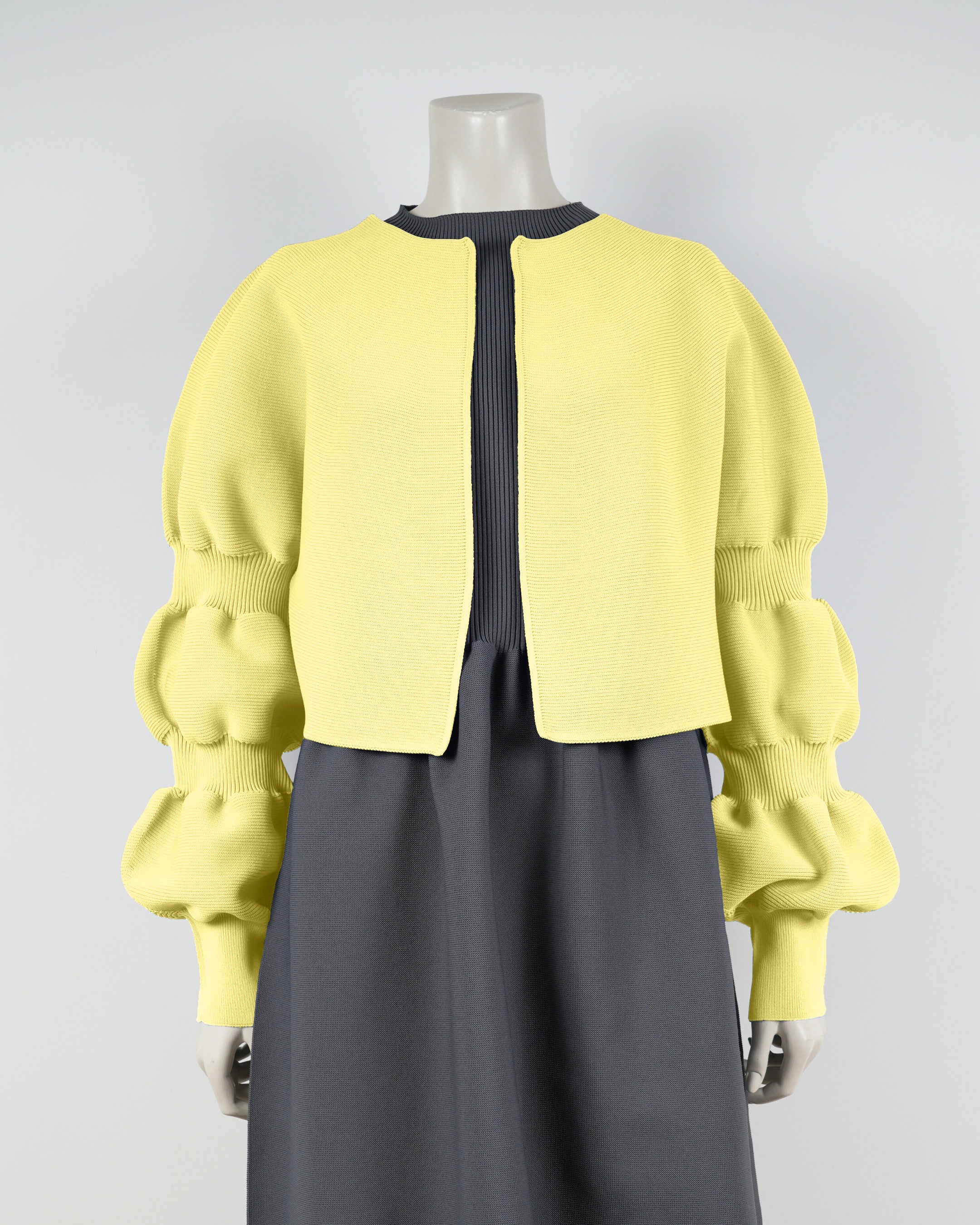 【NEW】デザインスリーブカーディガン