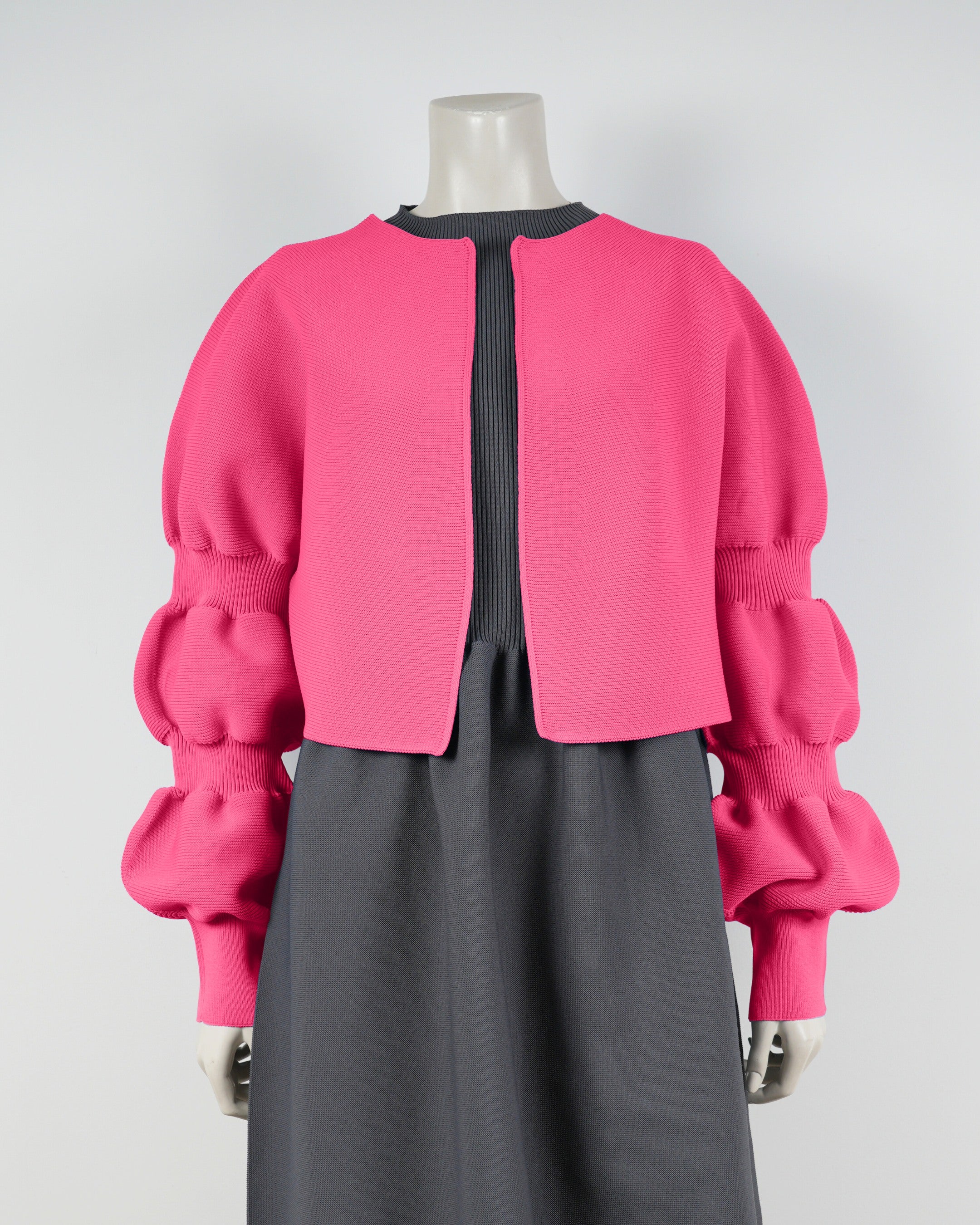 【NEW】デザインスリーブカーディガン