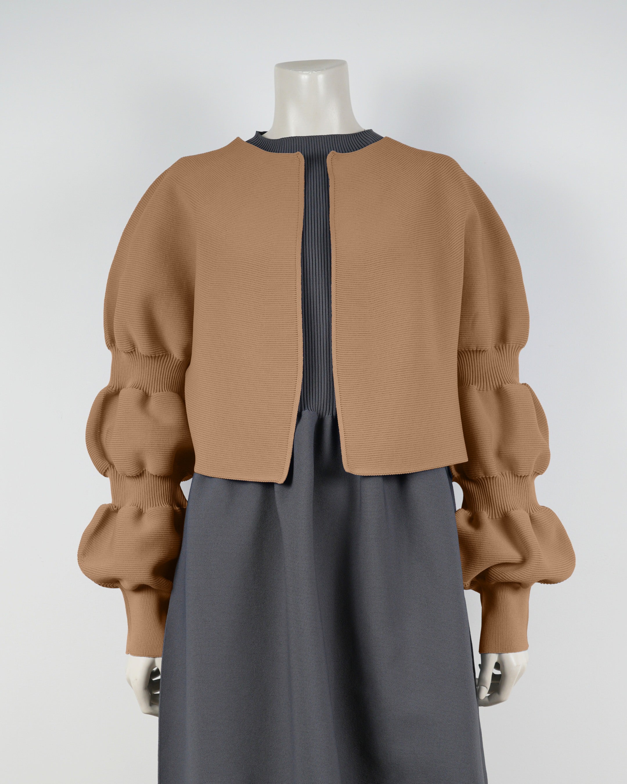 【NEW】デザインスリーブカーディガン