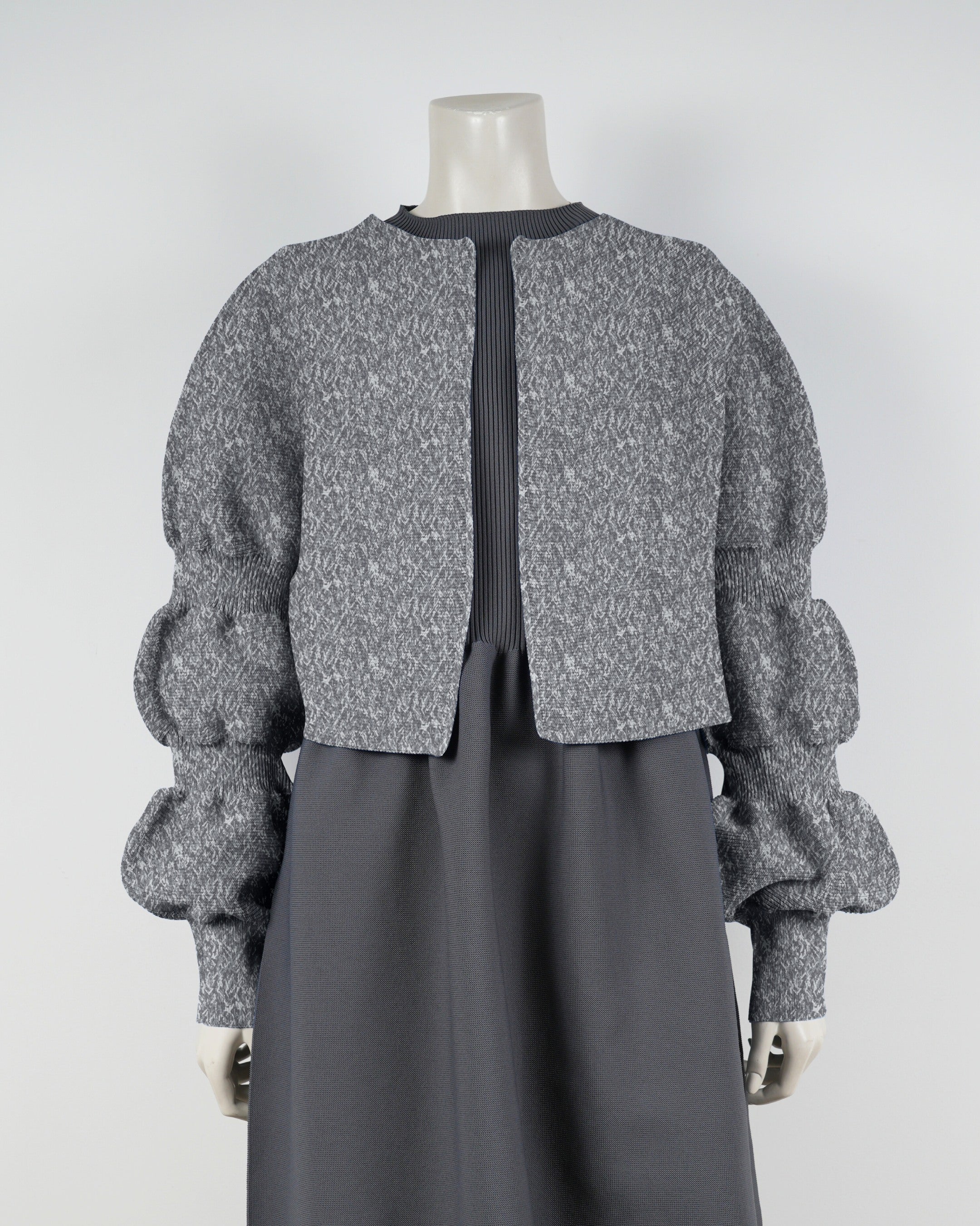 【NEW】デザインスリーブカーディガン