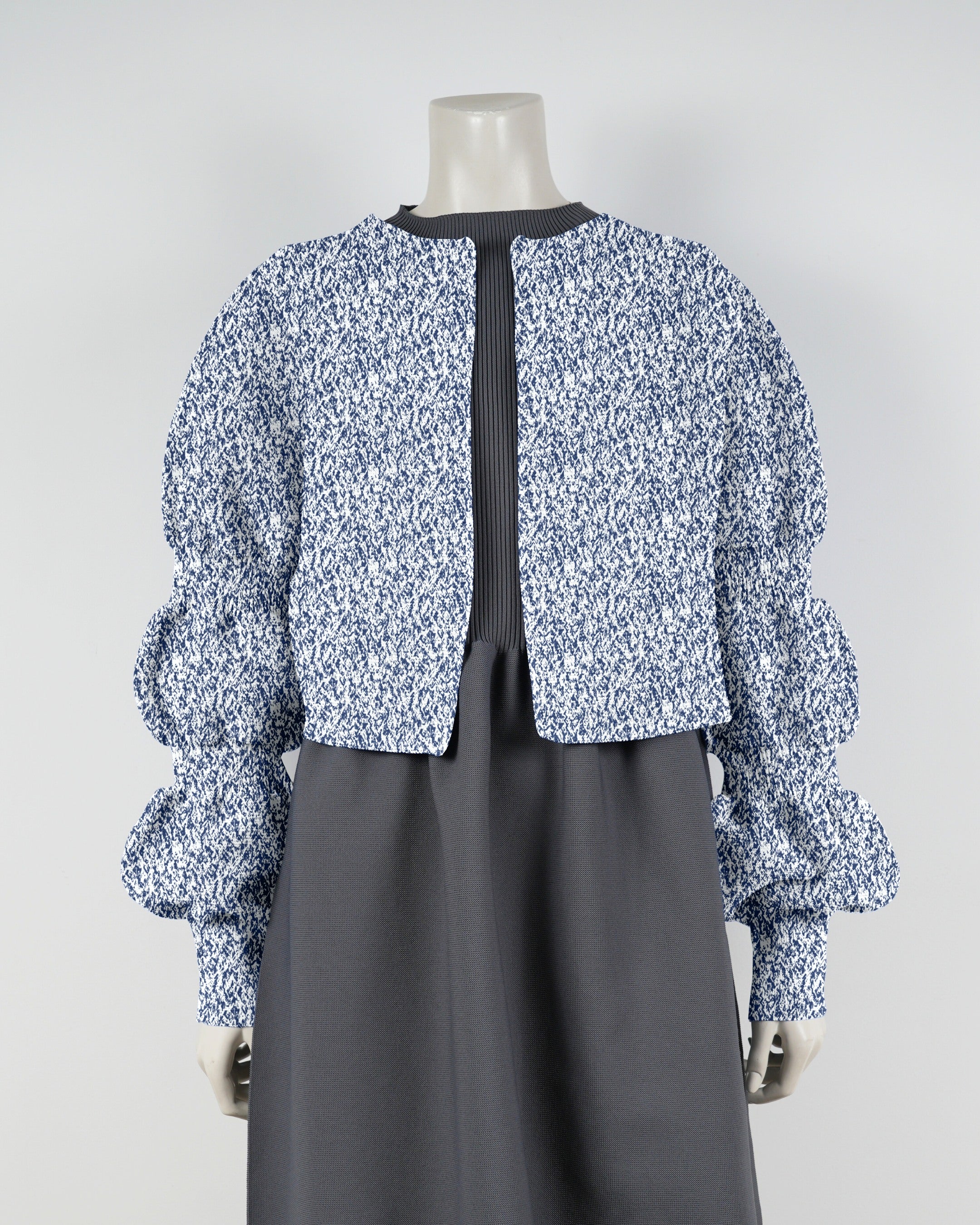 【NEW】デザインスリーブカーディガン