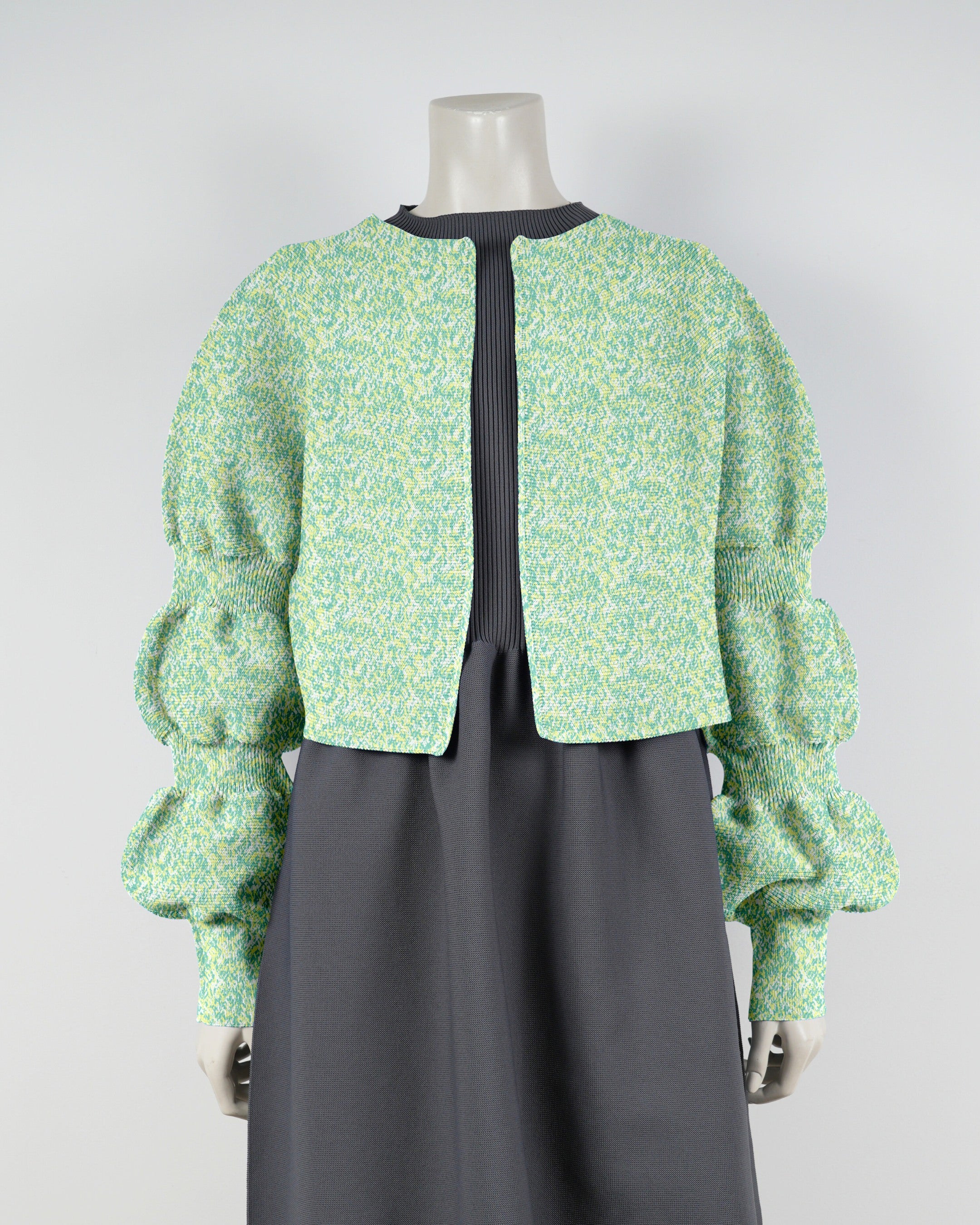 【NEW】デザインスリーブカーディガン