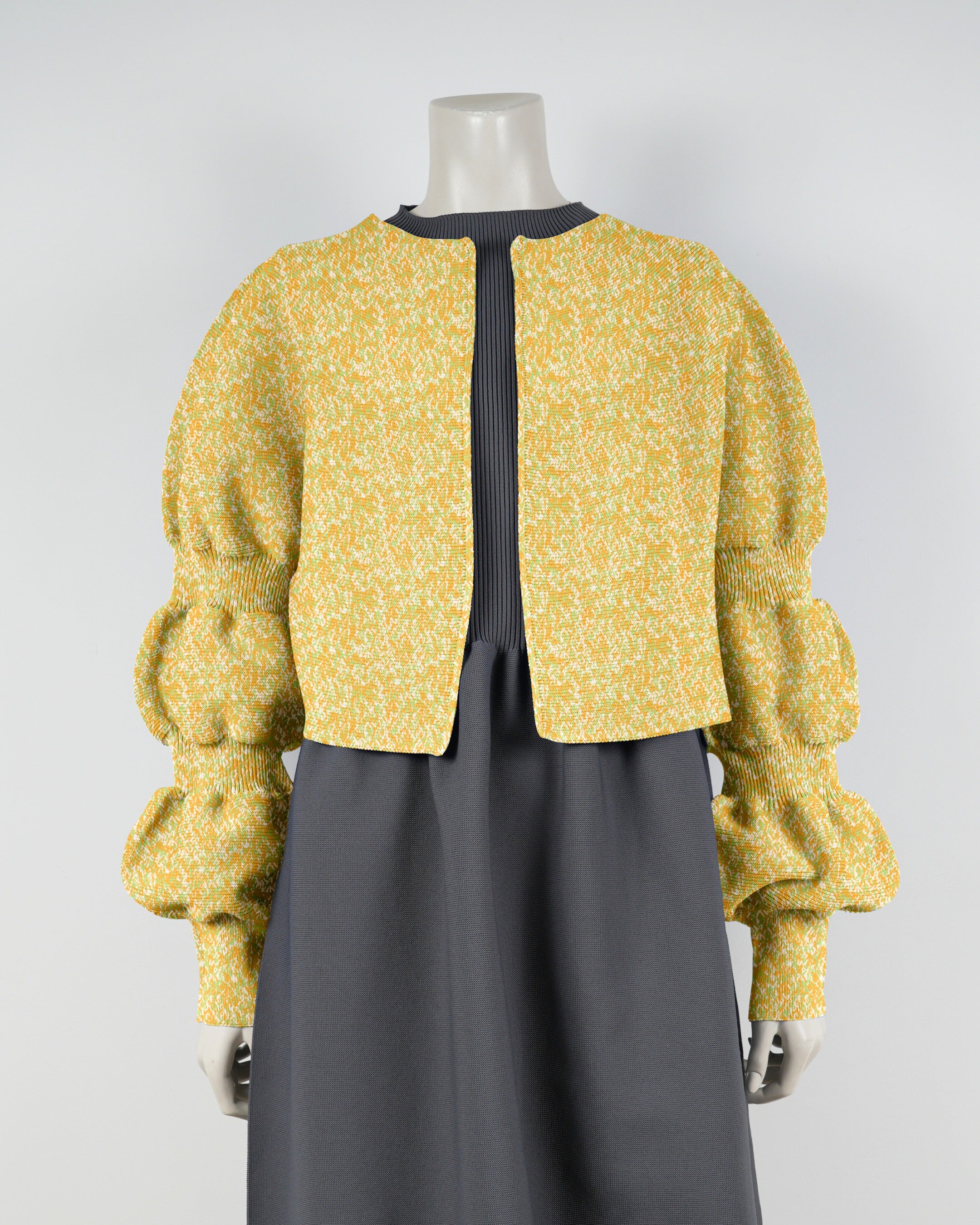 【NEW】デザインスリーブカーディガン