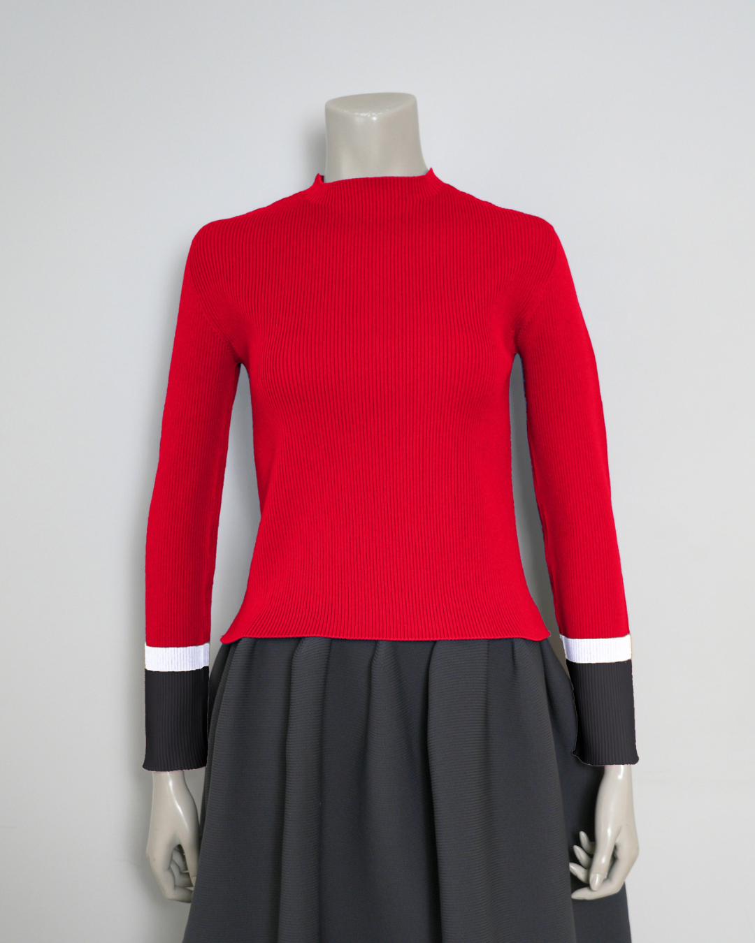 【NEW】柄リブプルオーバー-A