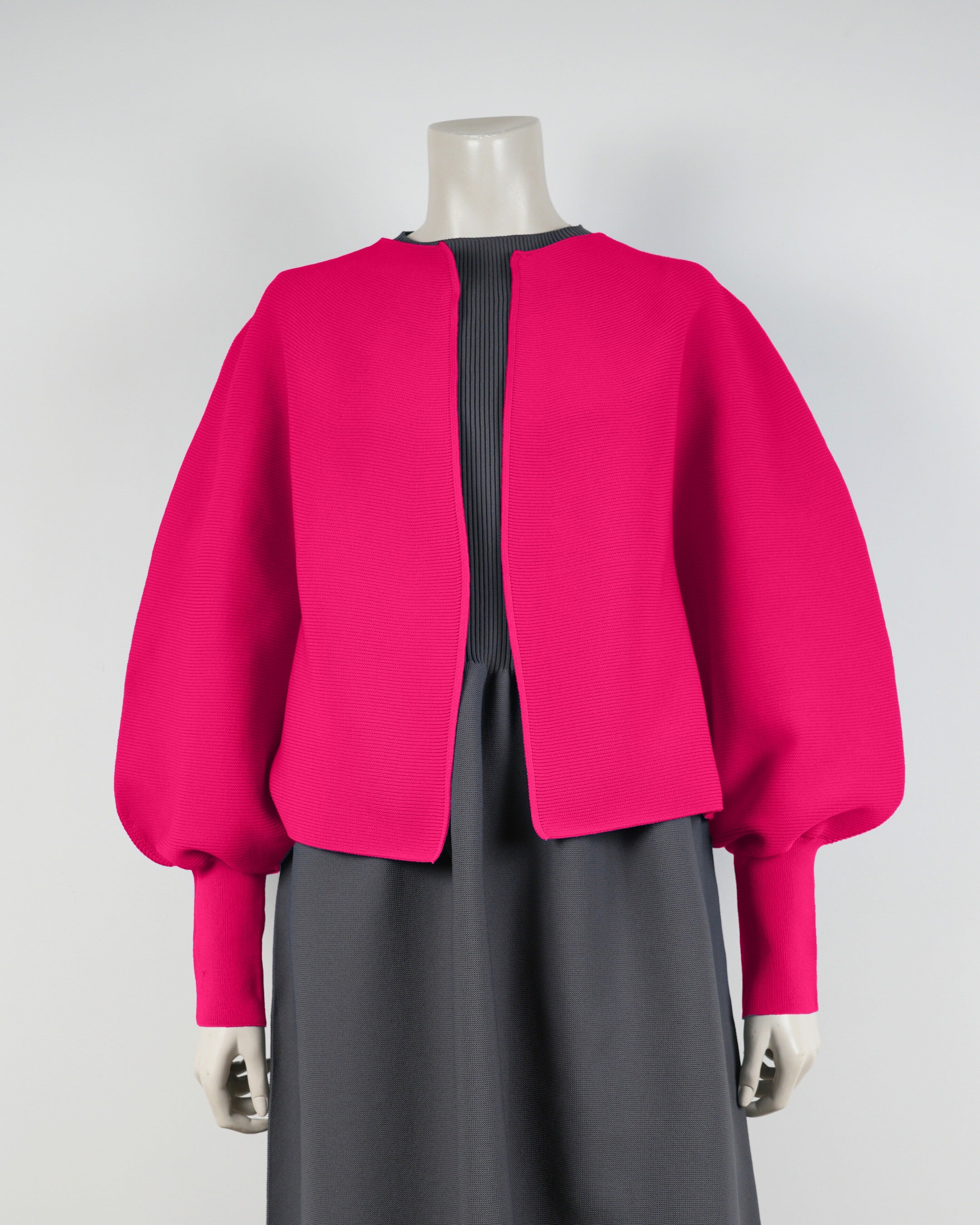 【NEW】長袖ガーターカーディガン