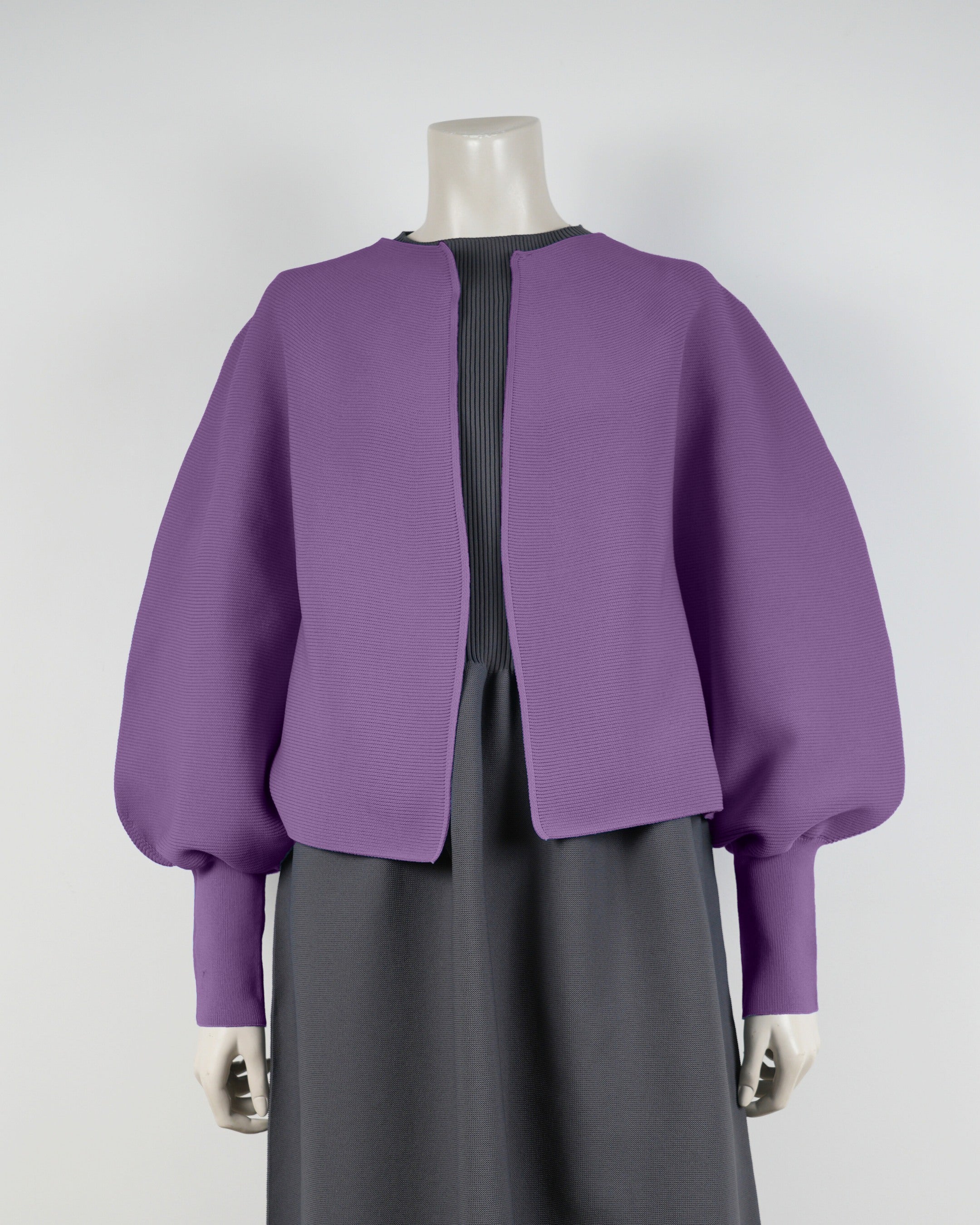 【NEW】長袖ガーターカーディガン