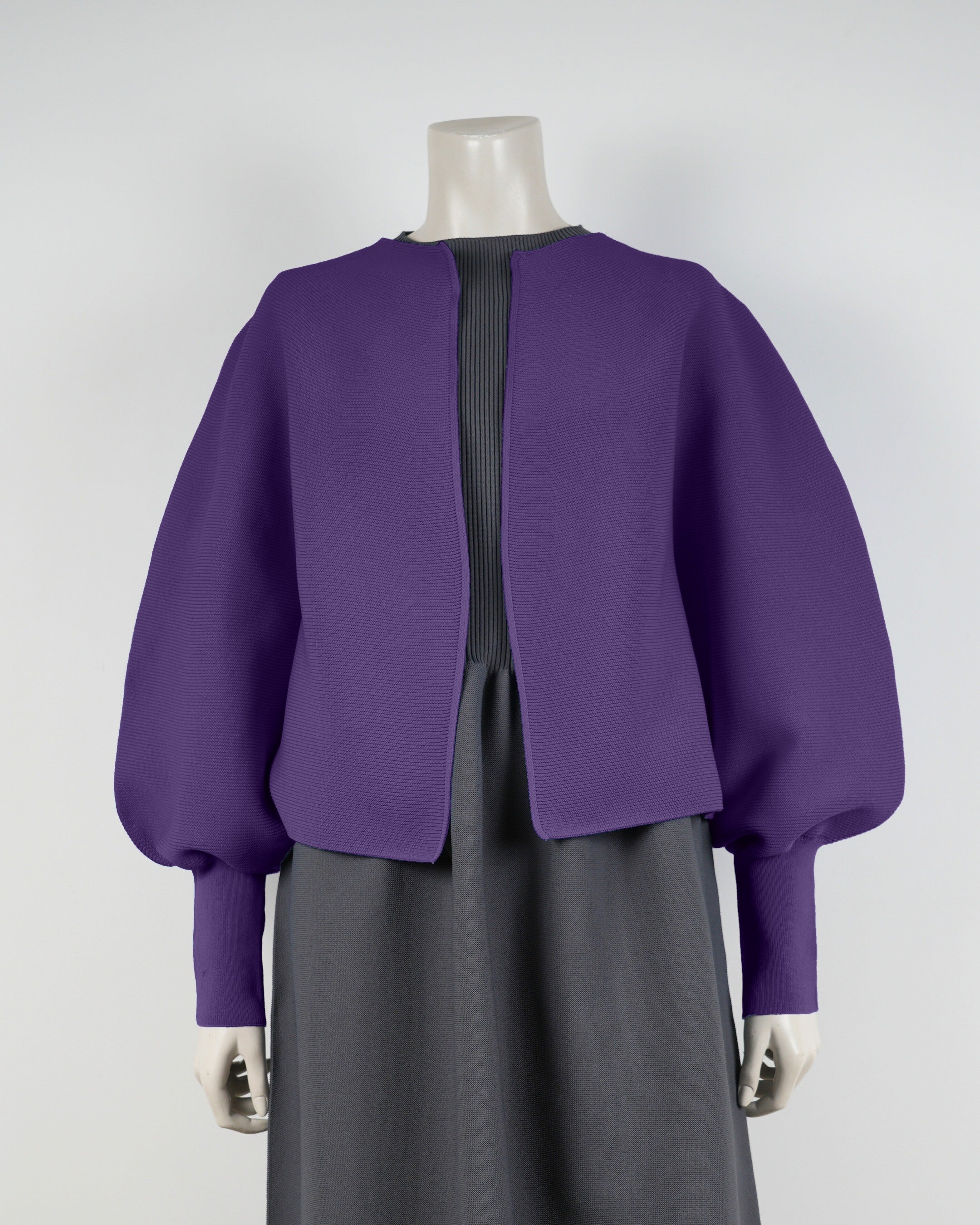 【NEW】長袖ガーターカーディガン