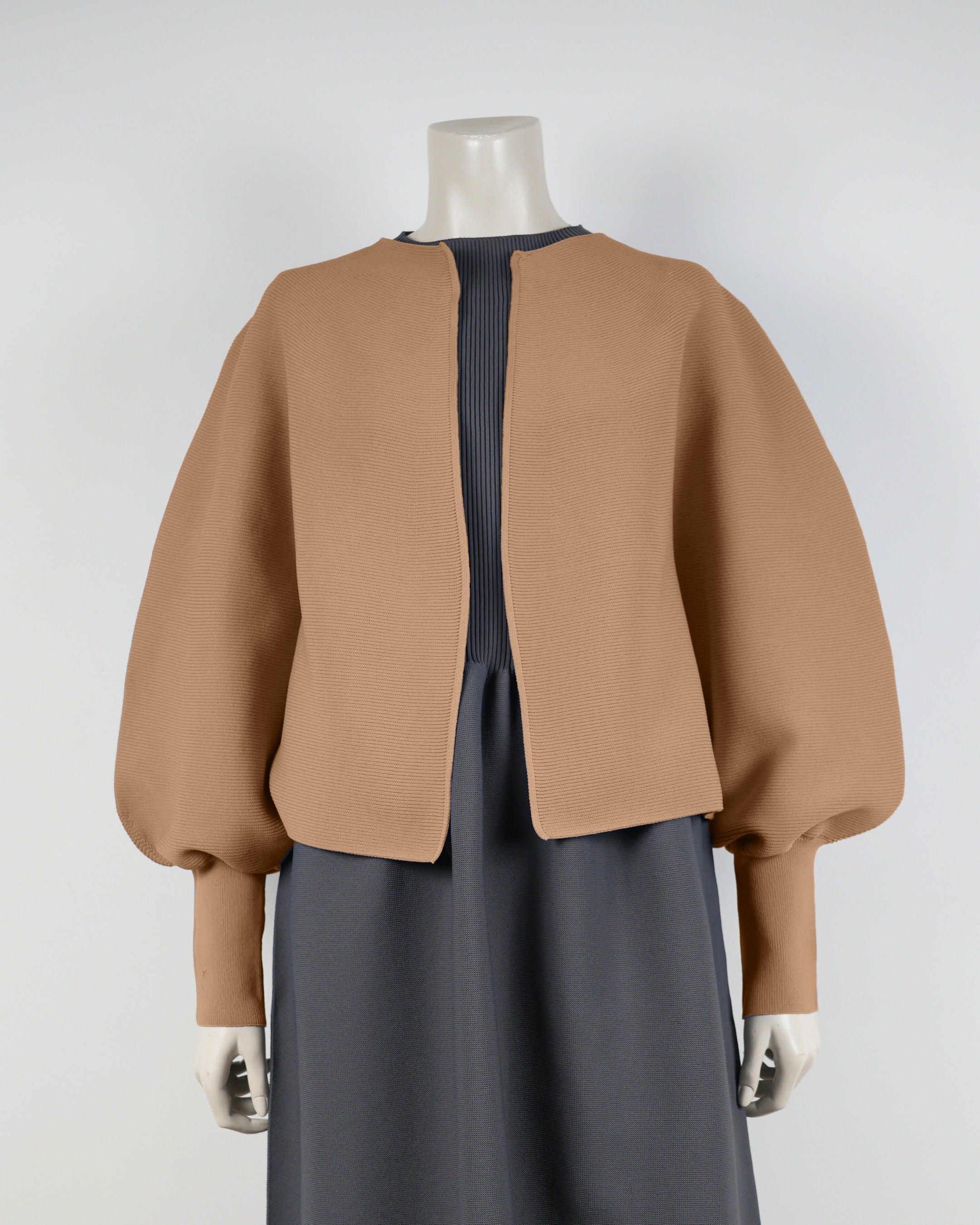 【NEW】長袖ガーターカーディガン