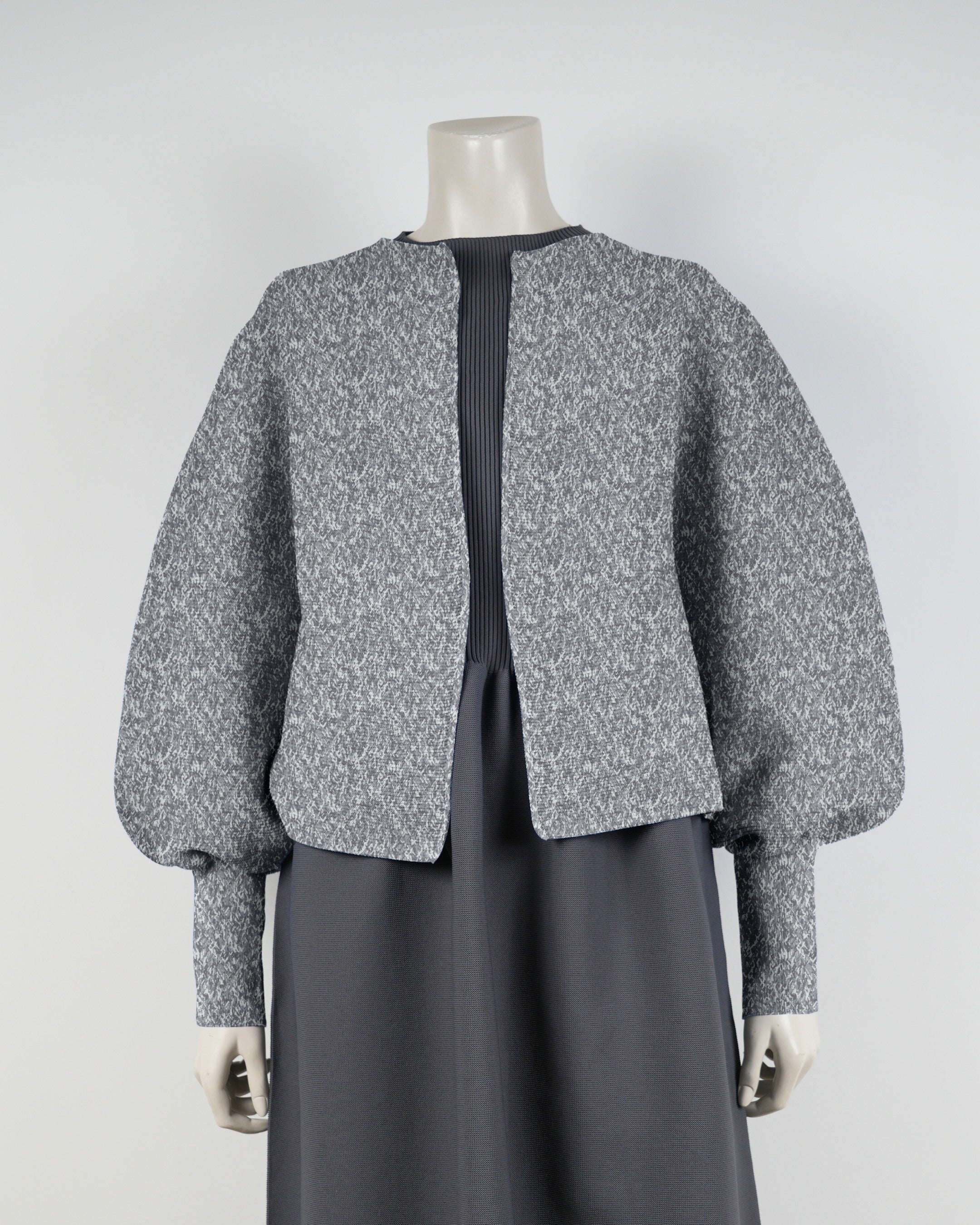 【NEW】長袖ガーターカーディガン