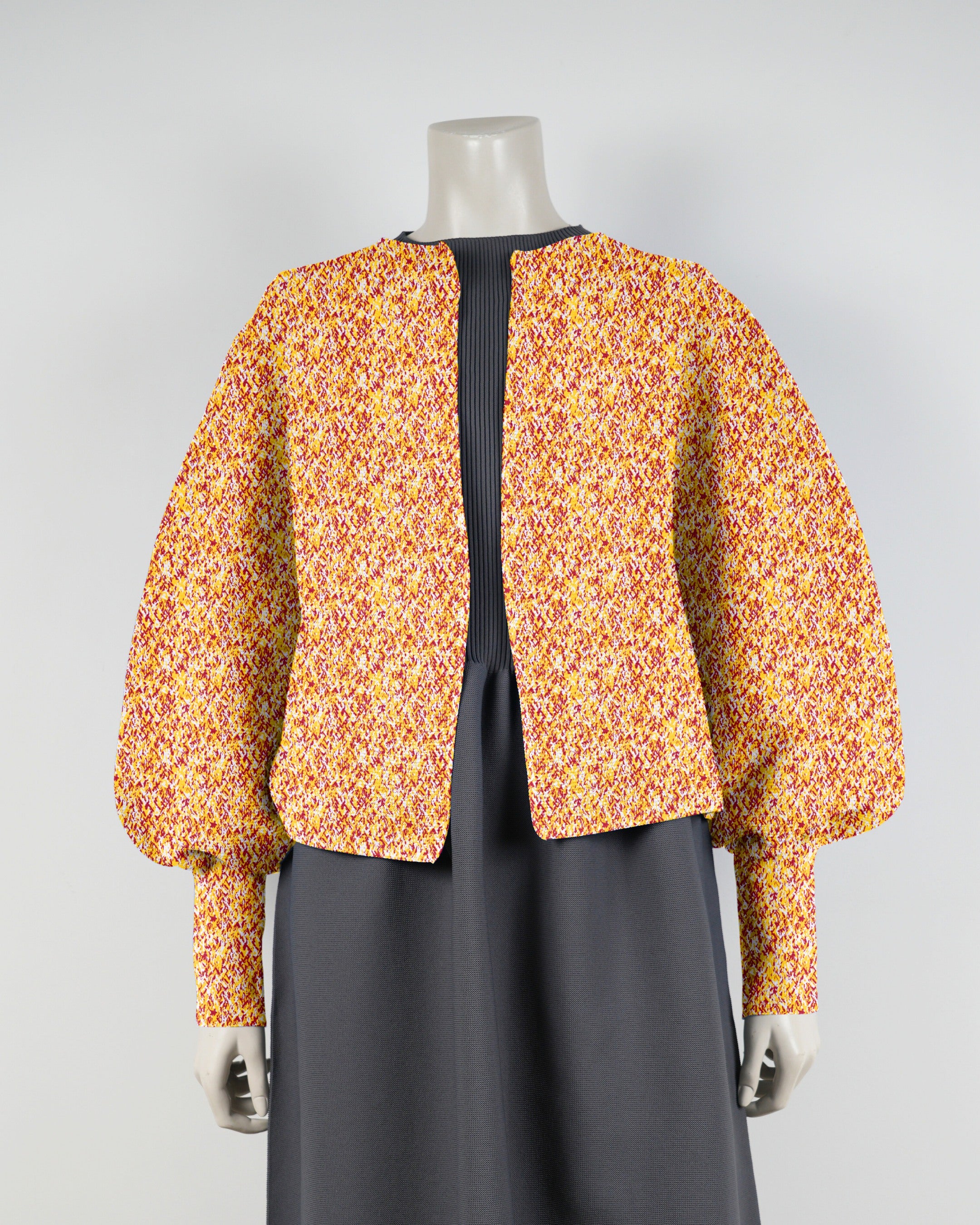 【NEW】長袖ガーターカーディガン