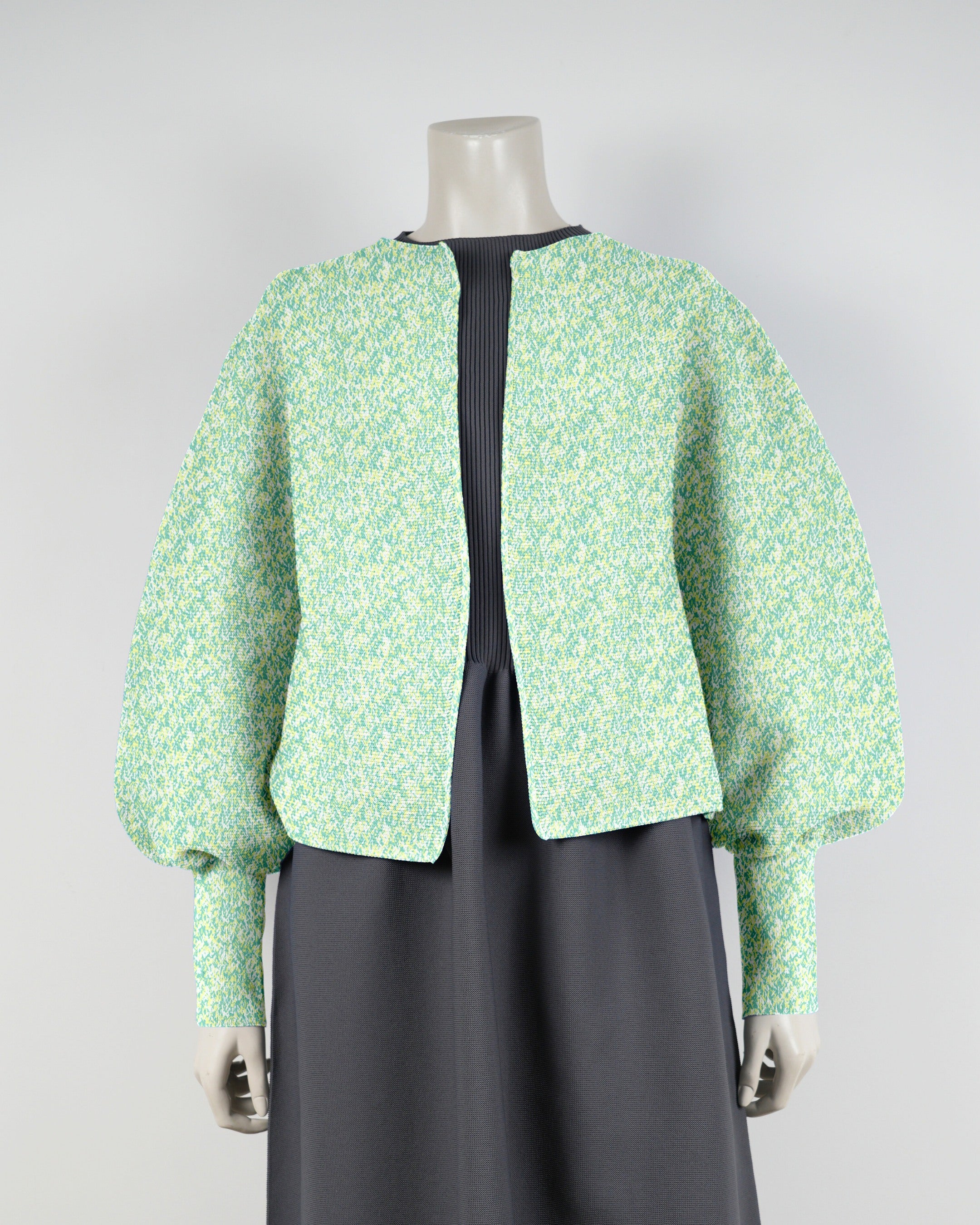 【NEW】長袖ガーターカーディガン