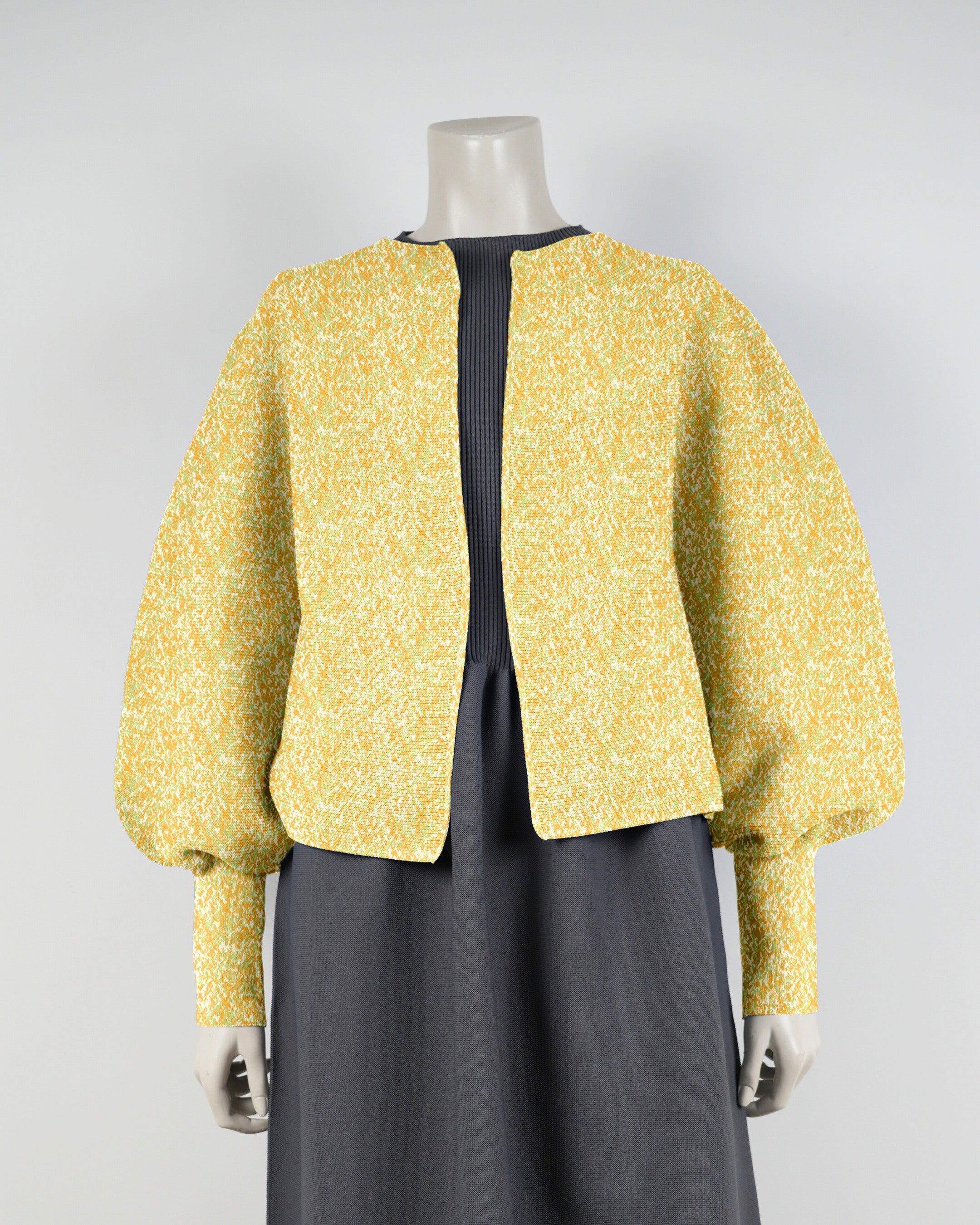 【NEW】長袖ガーターカーディガン