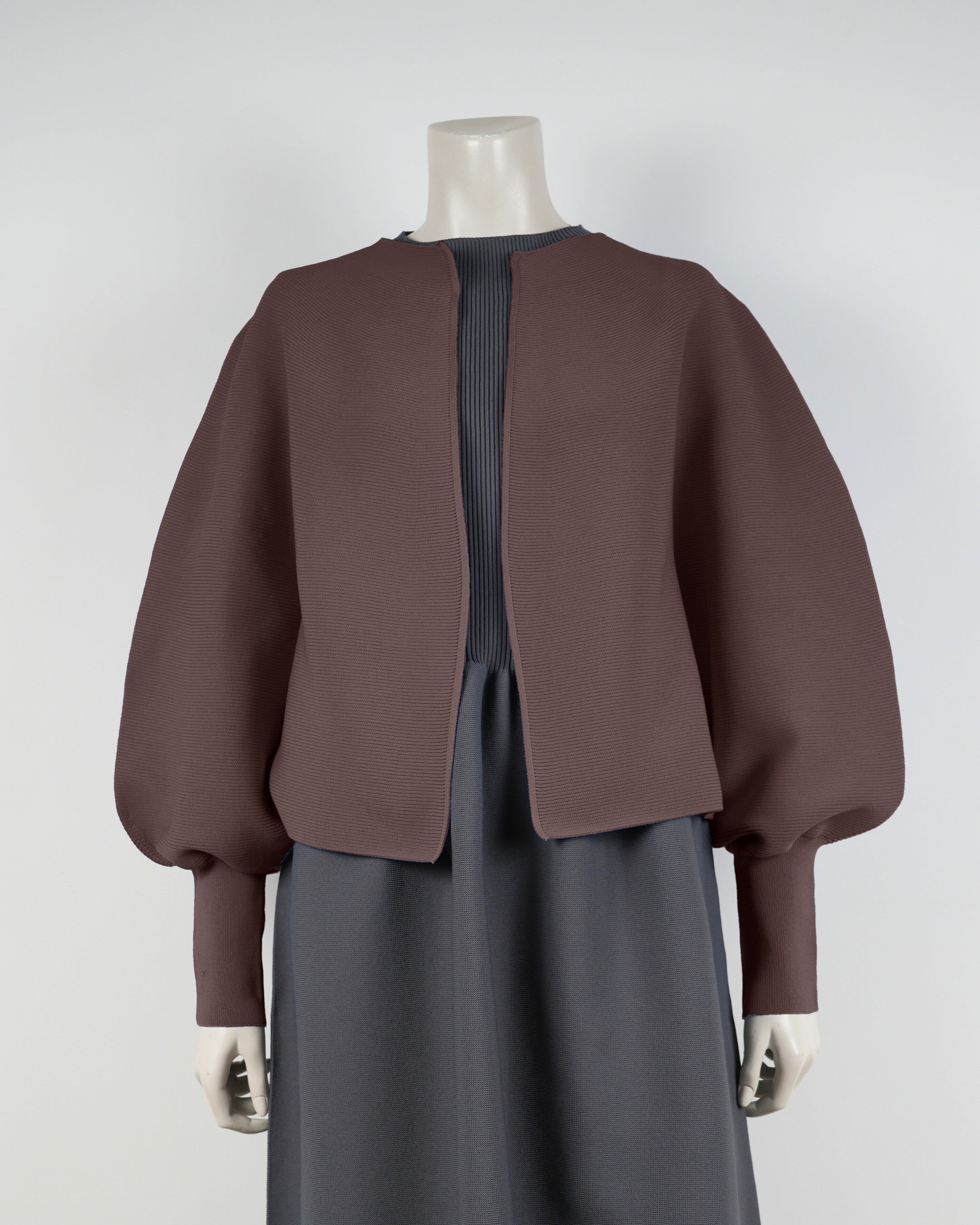 【NEW】長袖ガーターカーディガン