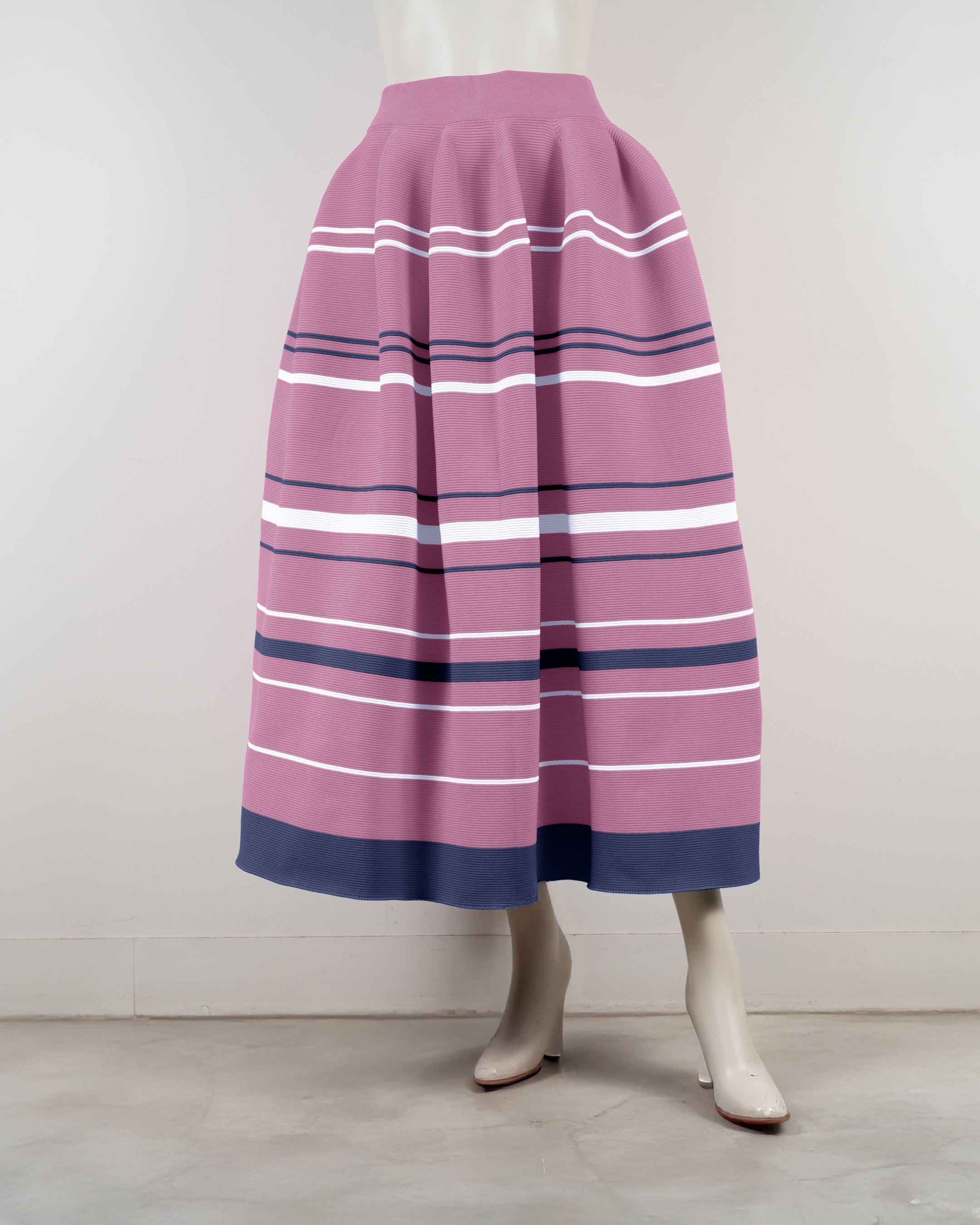 柄コクーンスカート-D