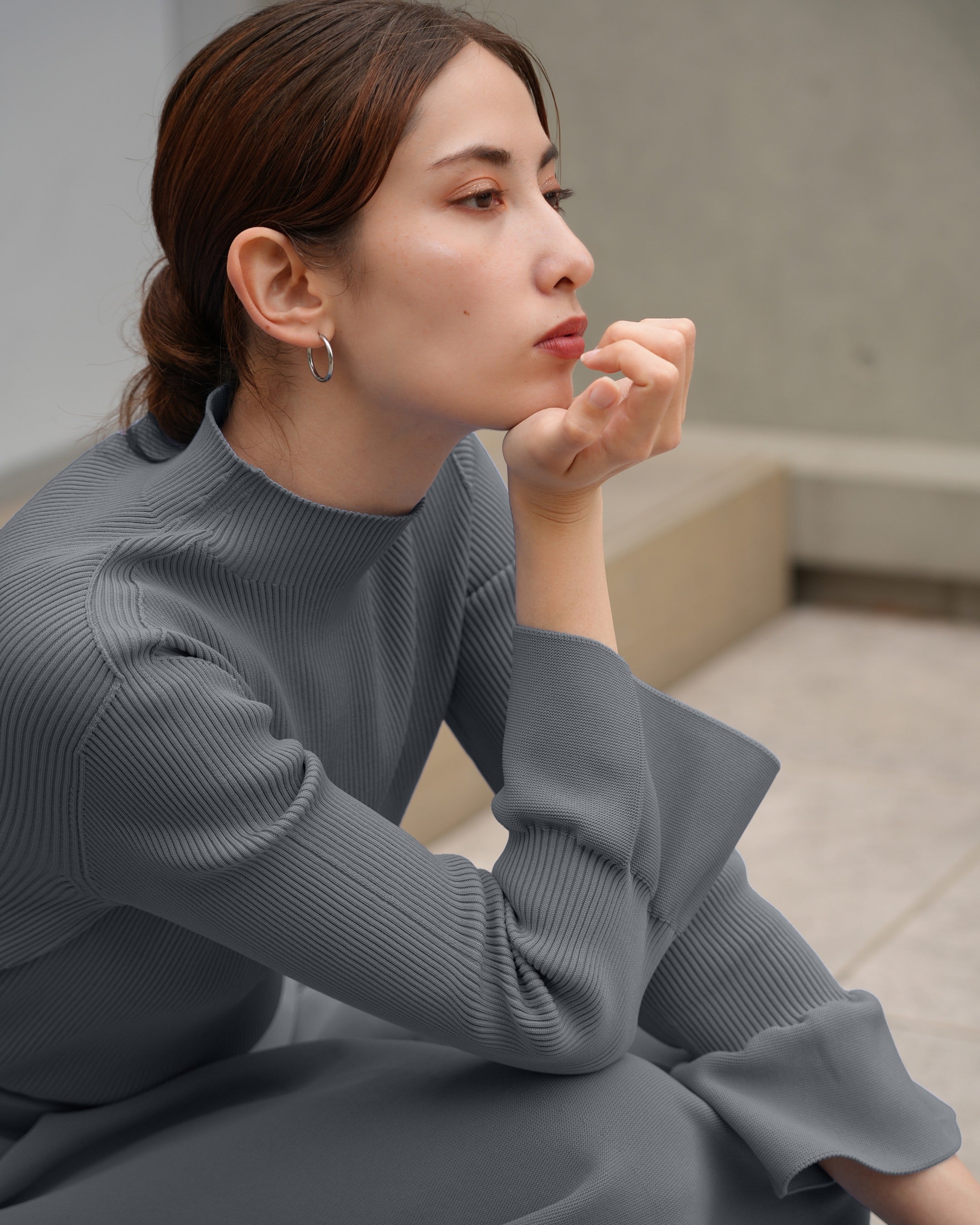 bell sleeve pullover