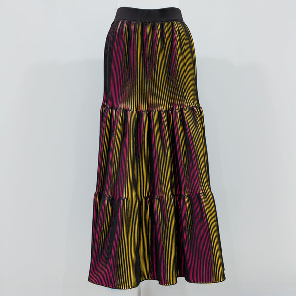 3D Pleats Skirt -Tiered-【Stock】