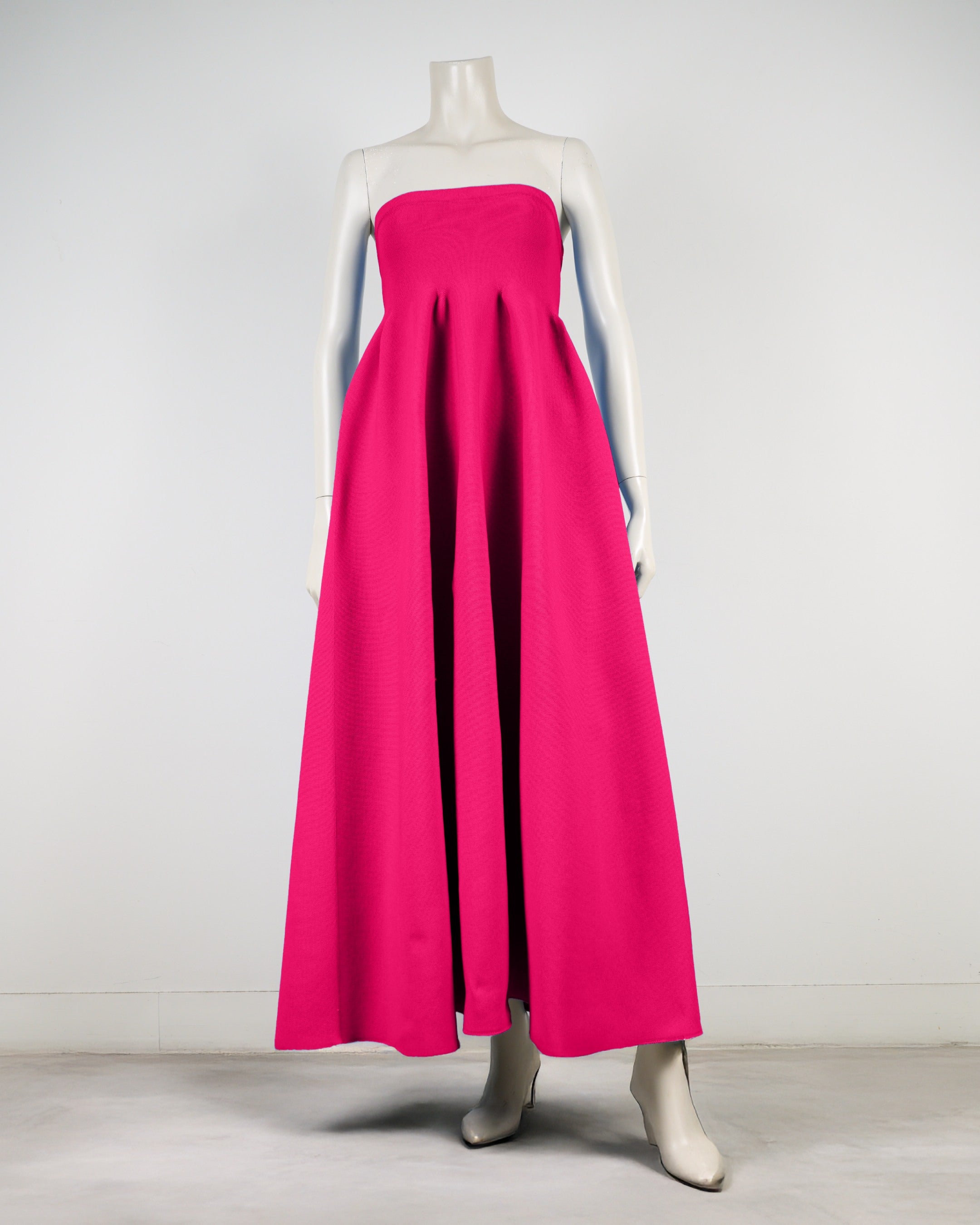 ベアトップボリュームワンピース