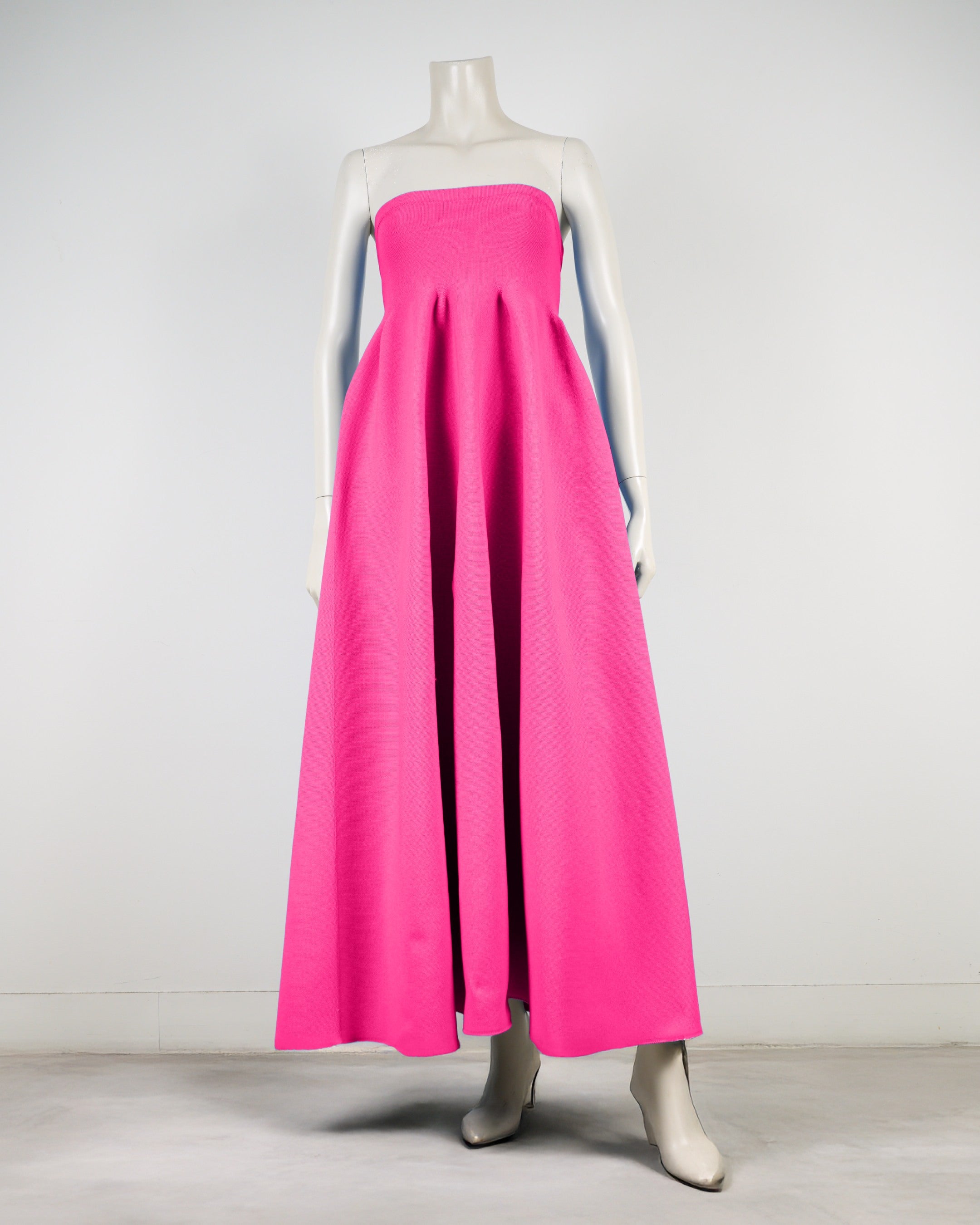 ベアトップボリュームワンピース